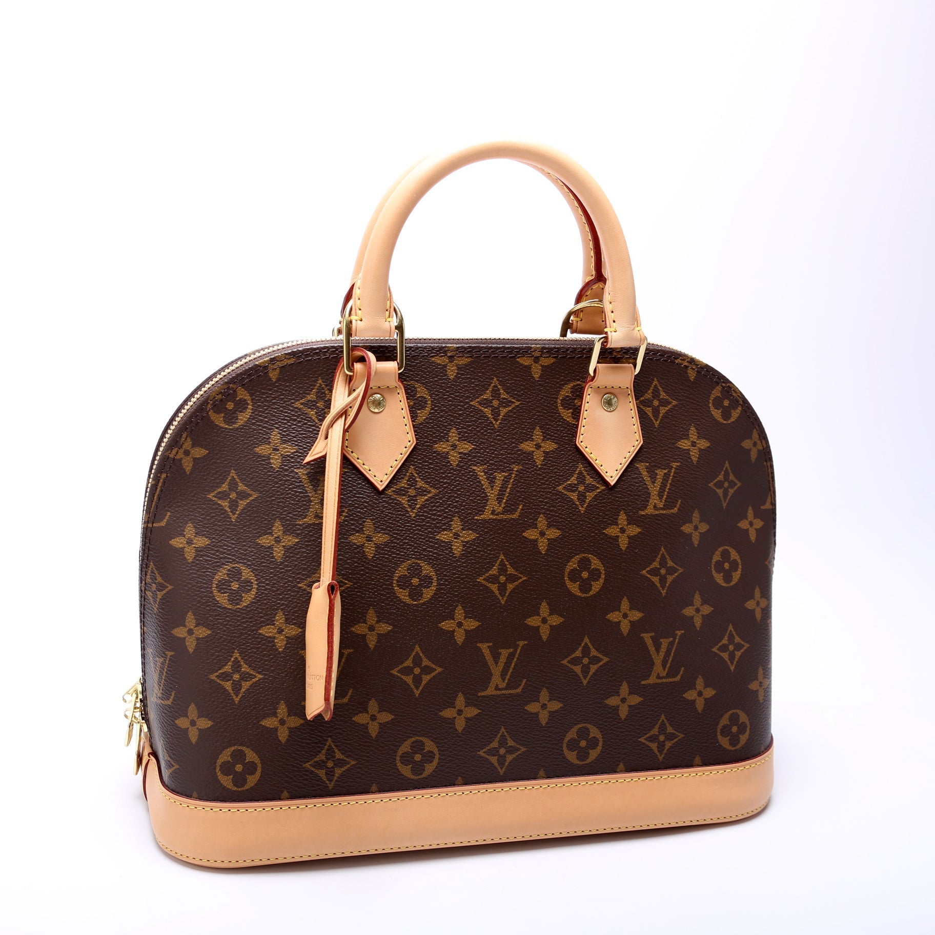 Louis Vuitton Alma PM Newer Monogram Handbag Newer 1