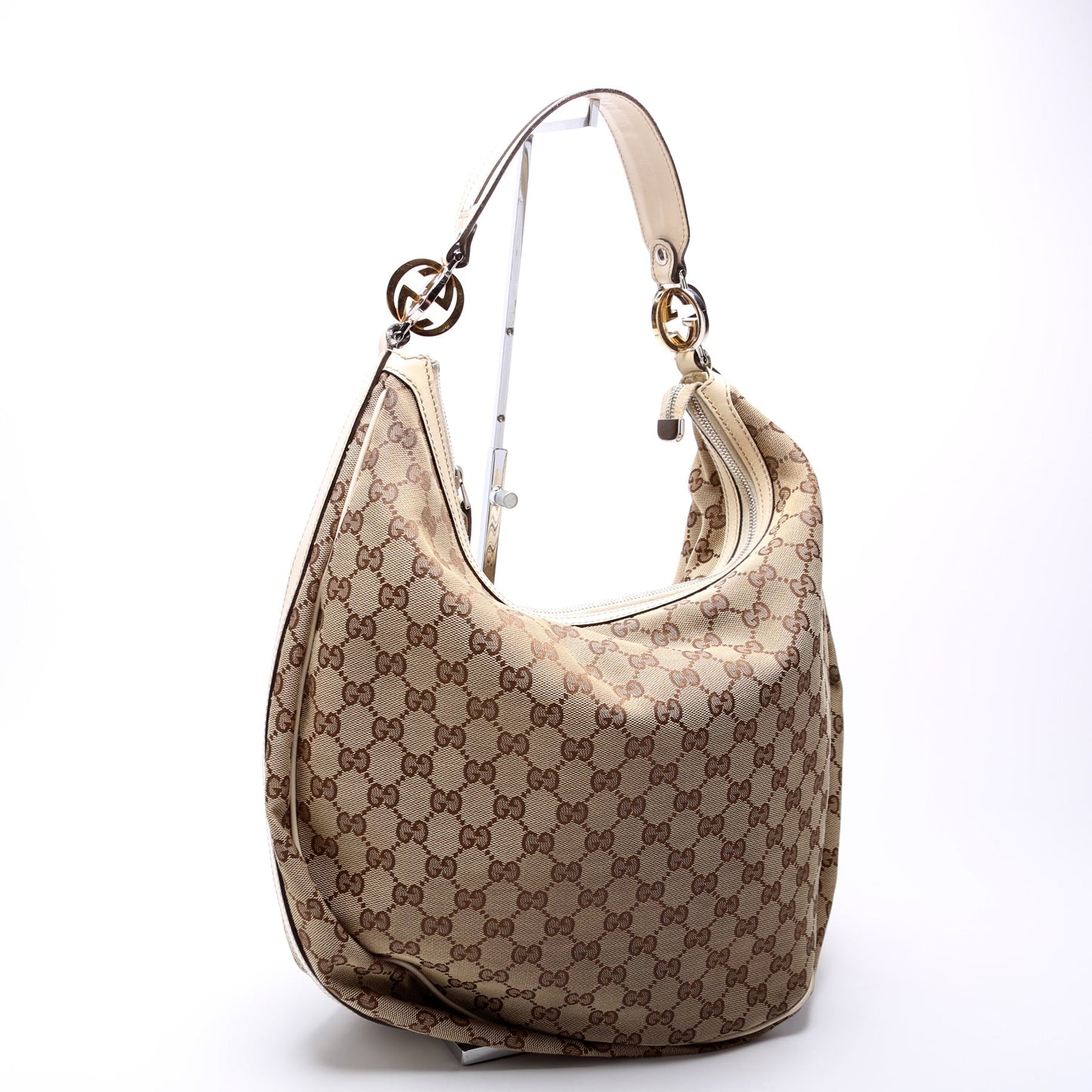 Gucci GG Twins Canvas Large Shoulder Bag