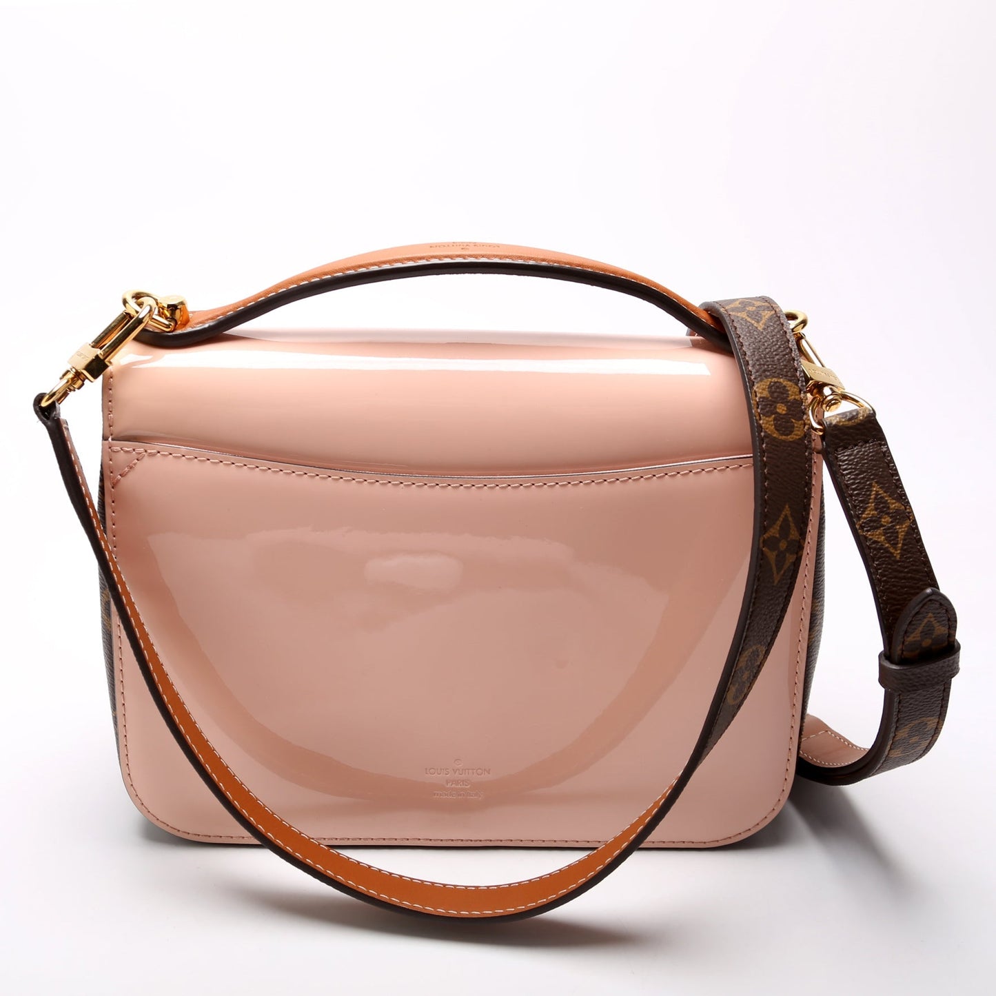 Louis Vuitton Cherrywood BB Patent Monogram Handbag Patent Monogram
