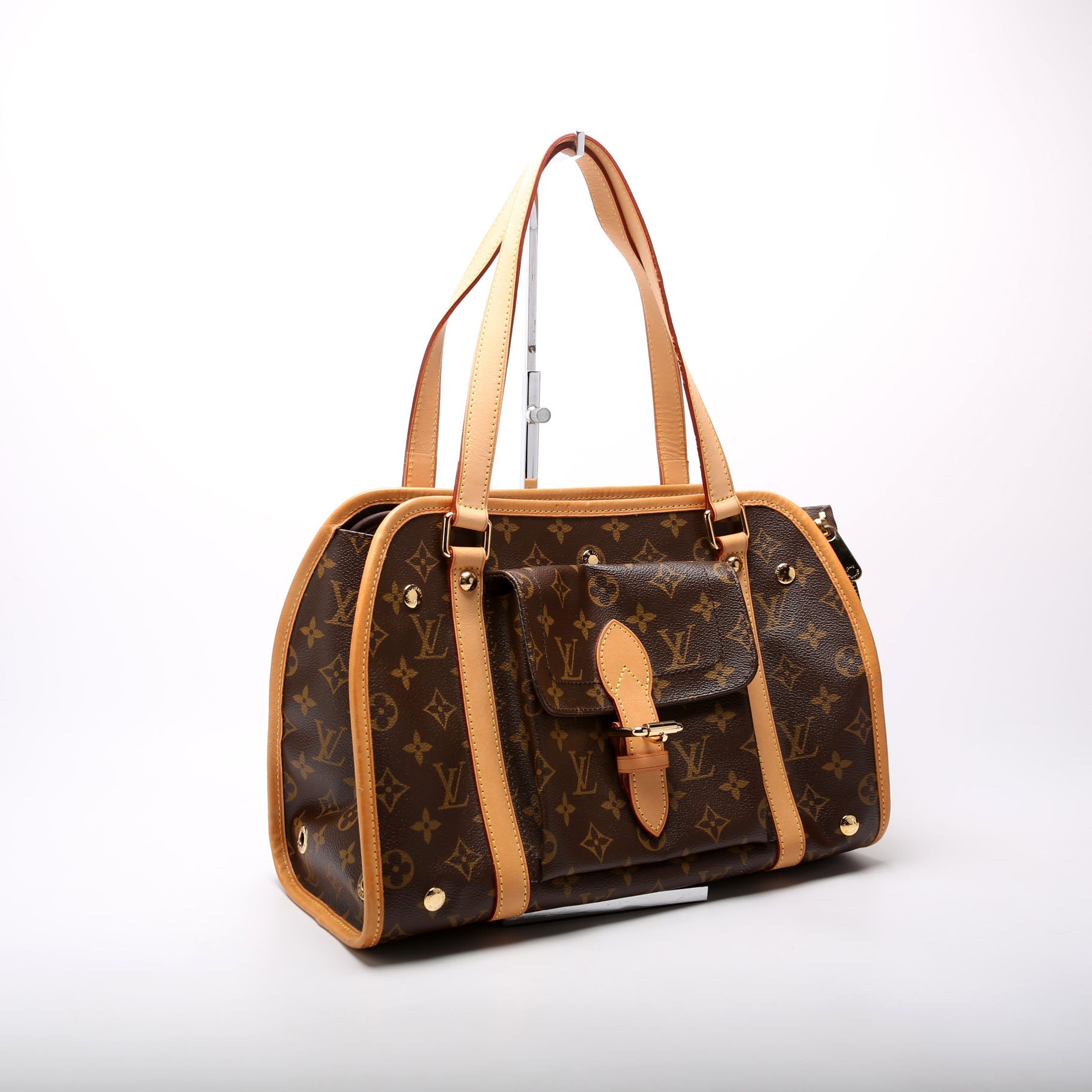 Louis Vuitton Baxter PM Dog Carrier PM Monogram Handbag