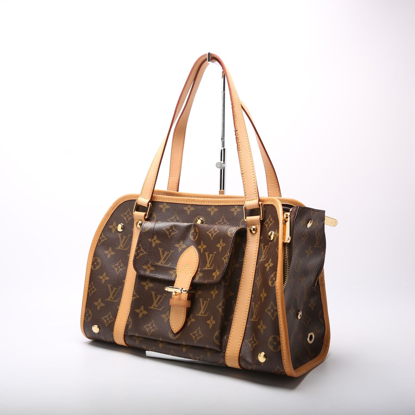Louis Vuitton Baxter PM Dog Carrier PM Monogram Handbag