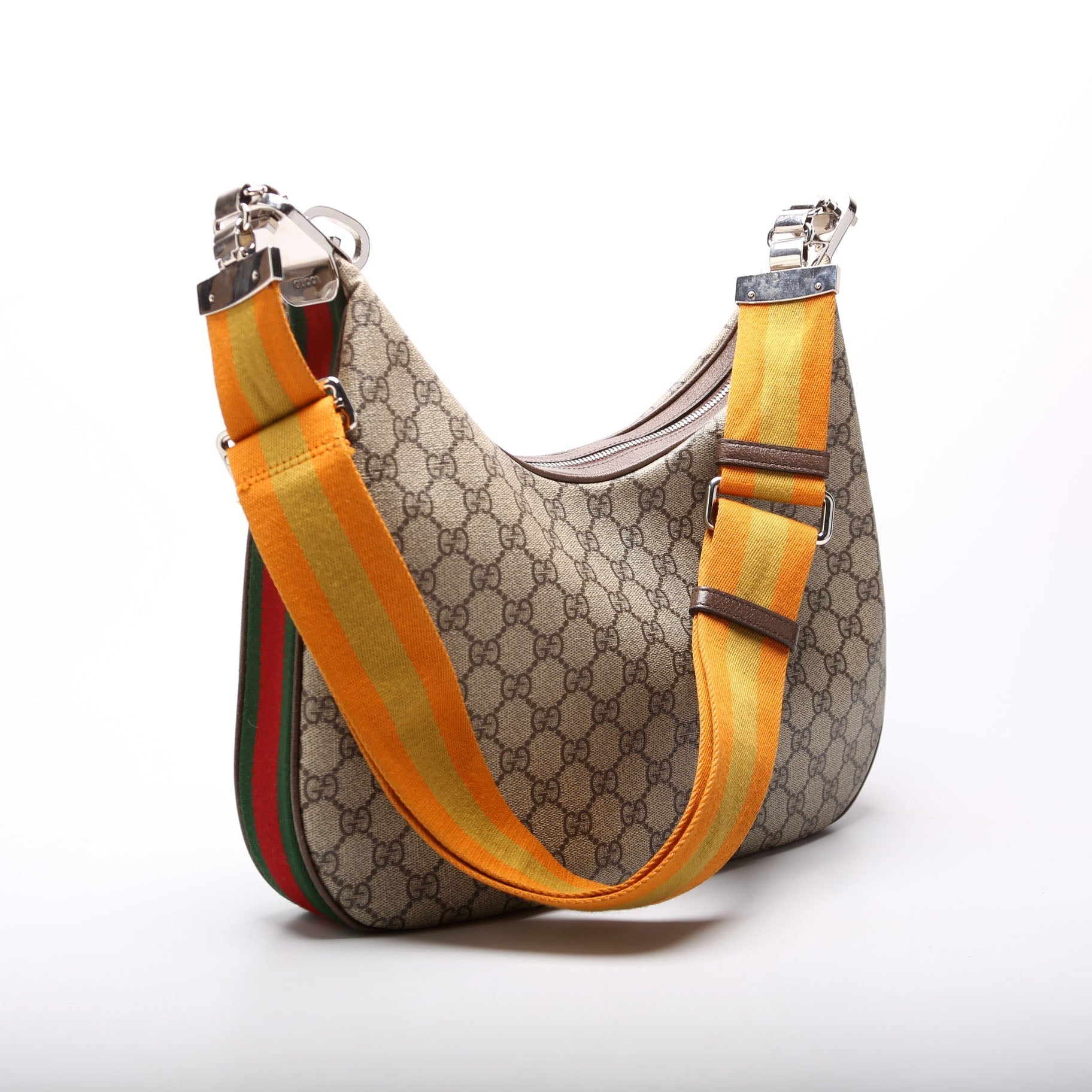 Gucci Attache GG Supreme Medium Shoulder Bag