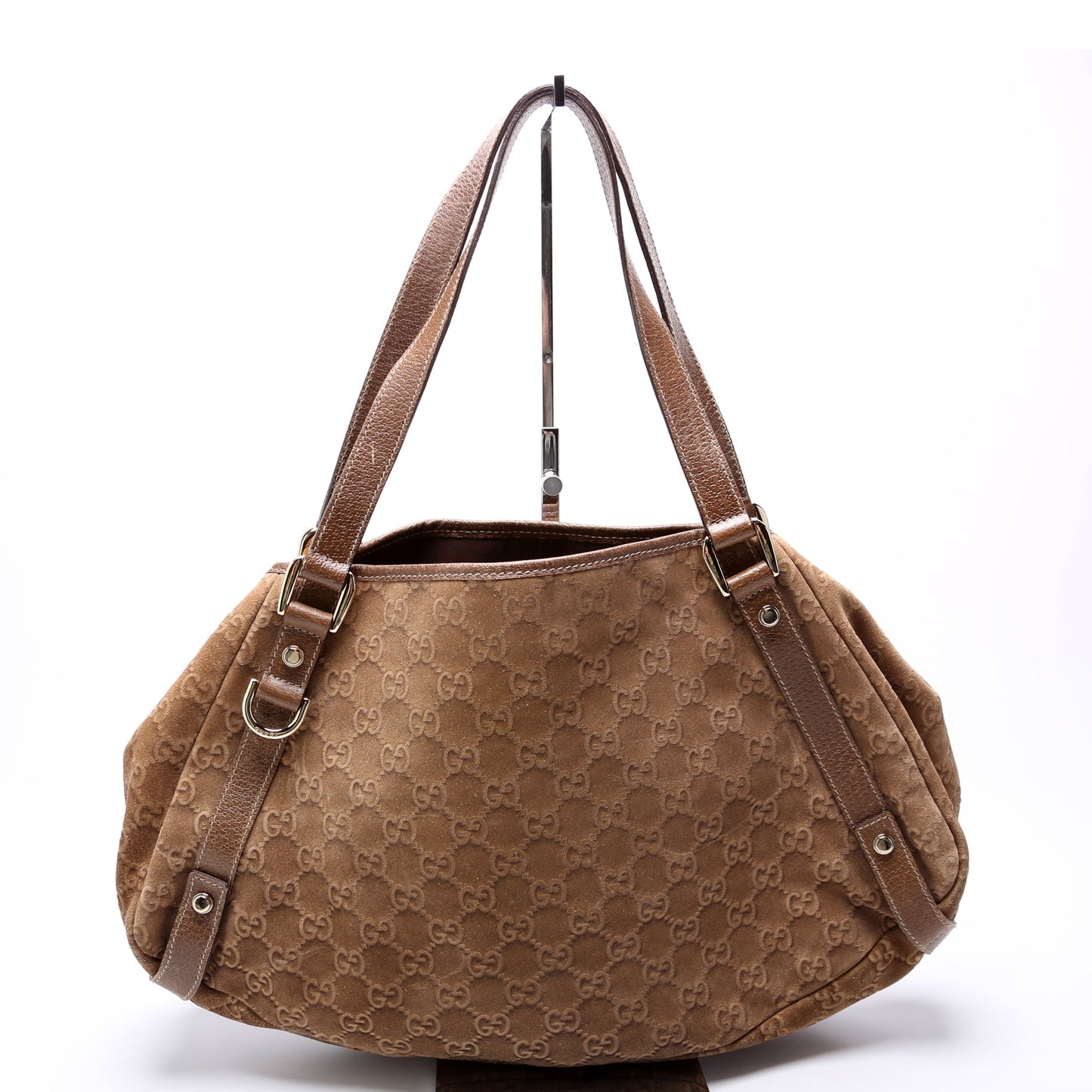 Gucci GG Abbey Suede Medium Travel Bag