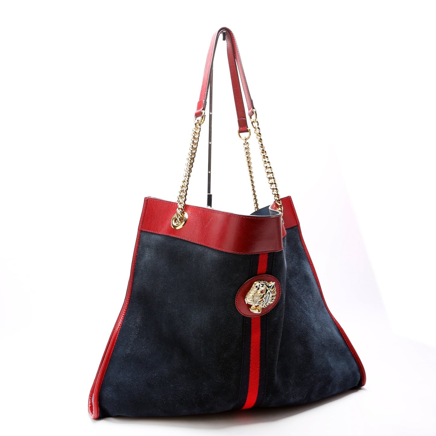 Gucci Rajah Suede Tote Bag