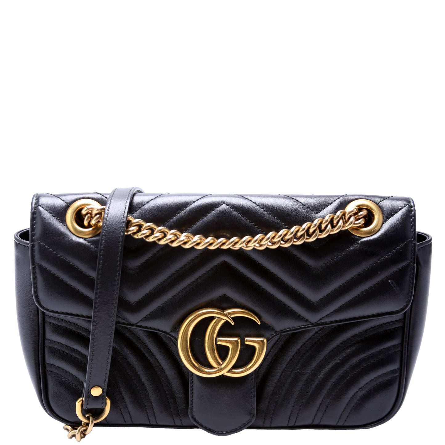 Gucci Marmont Small Flap Shoulder Bag Flap 4