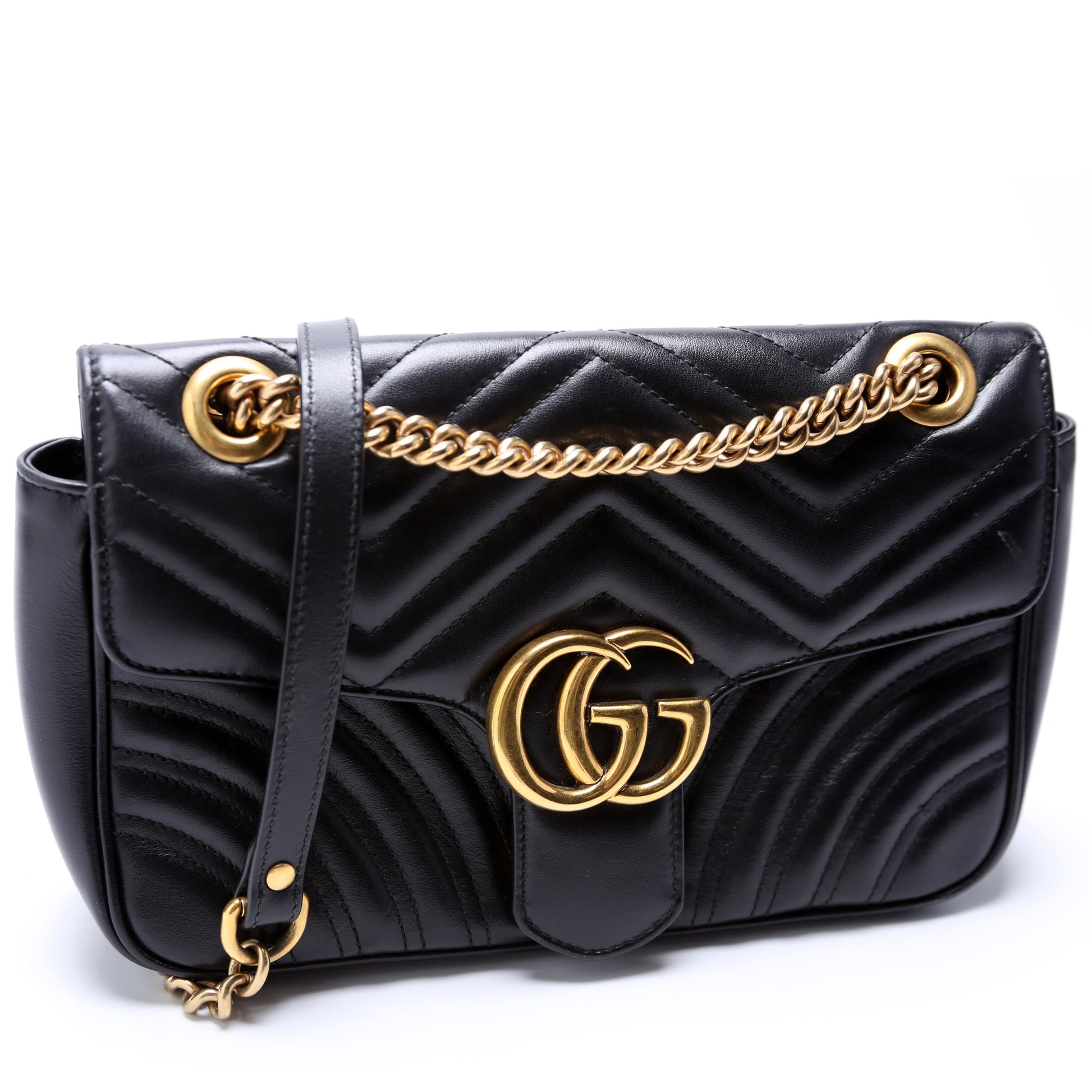 Gucci Marmont Small Flap Shoulder Bag Flap 4