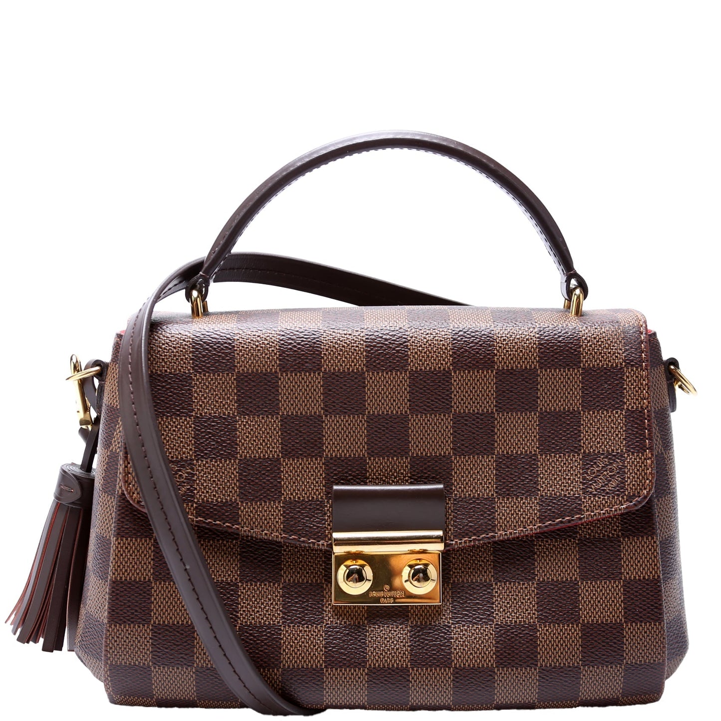Louis Vuitton Croisette Ebene Damier Handbag Ebene 17