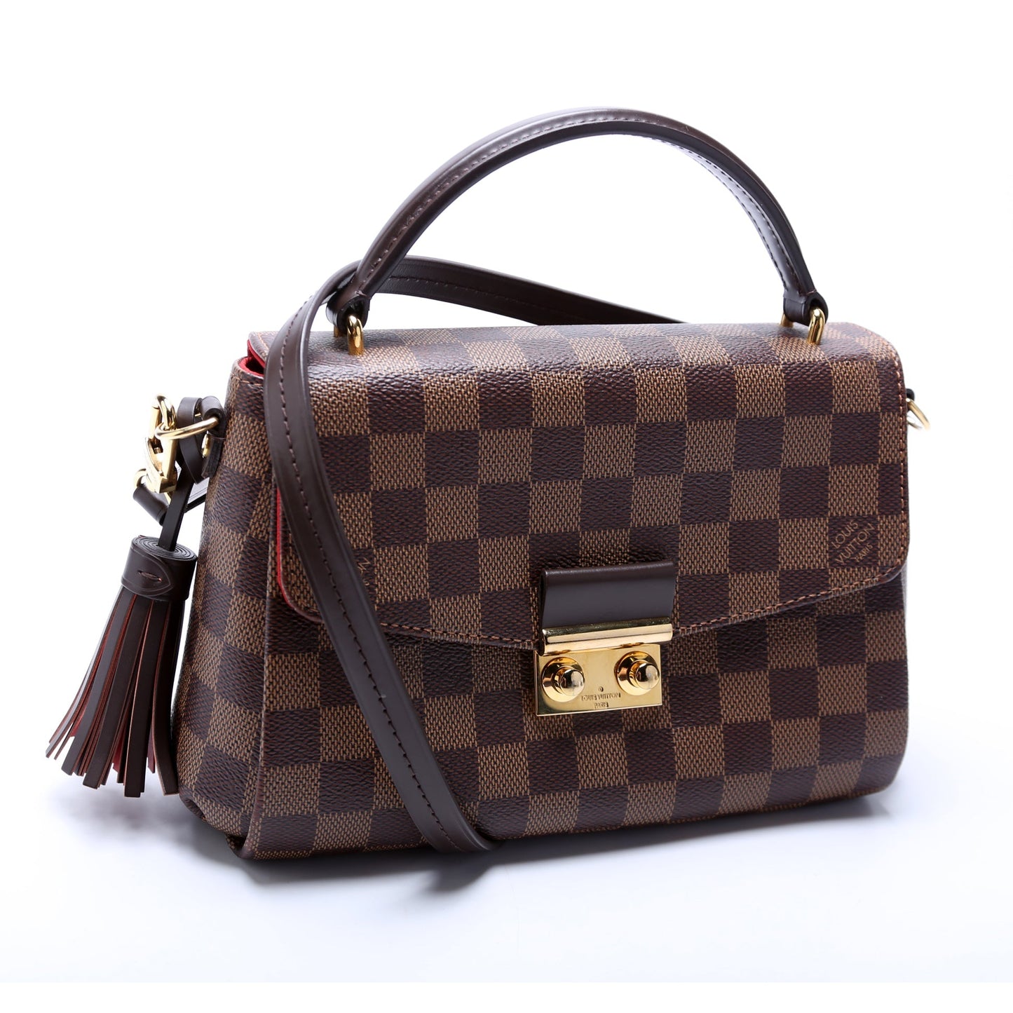 Louis Vuitton Croisette Ebene Damier Handbag Ebene 17