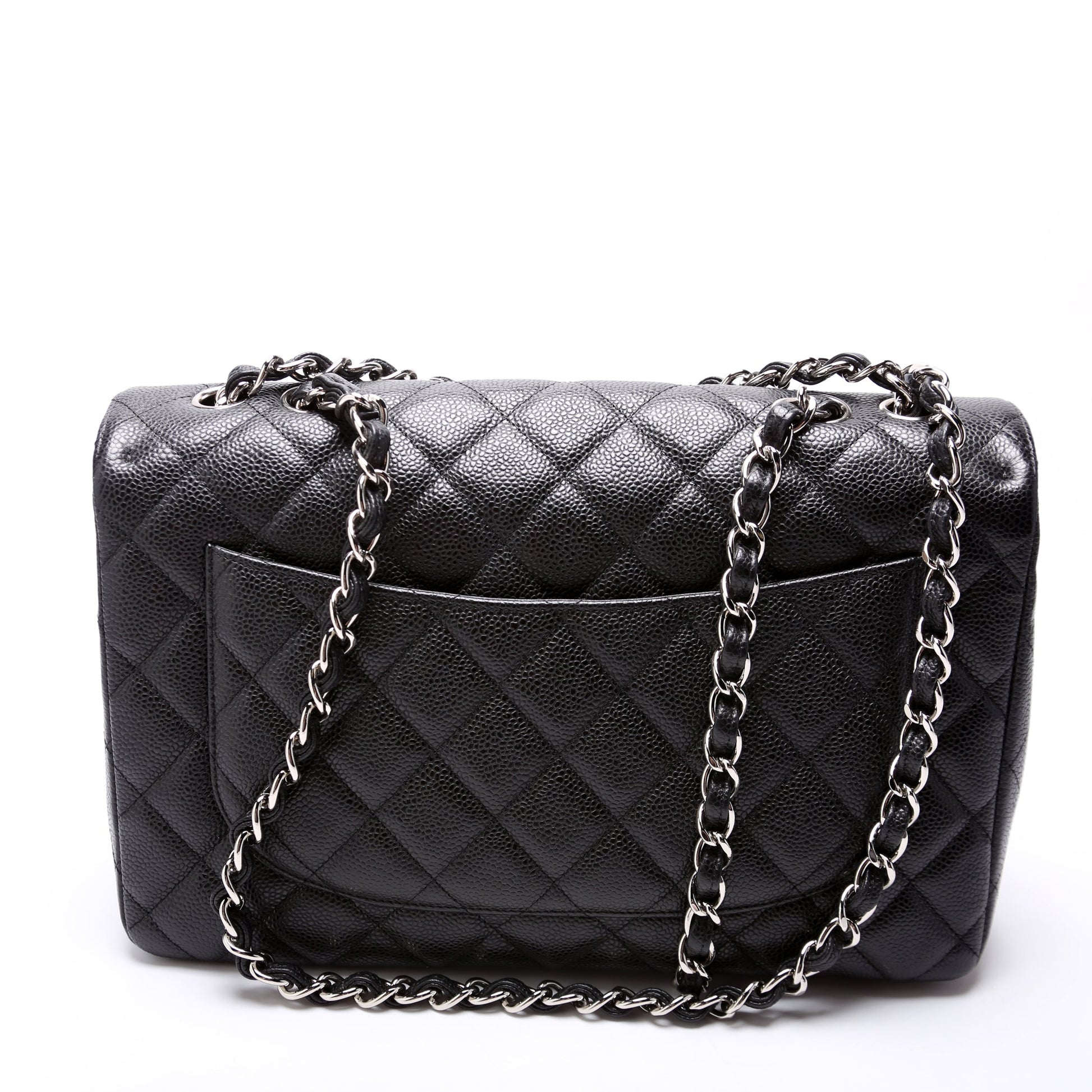 Chanel Classic Flap Jumbo Caviar 10-13M Handbag