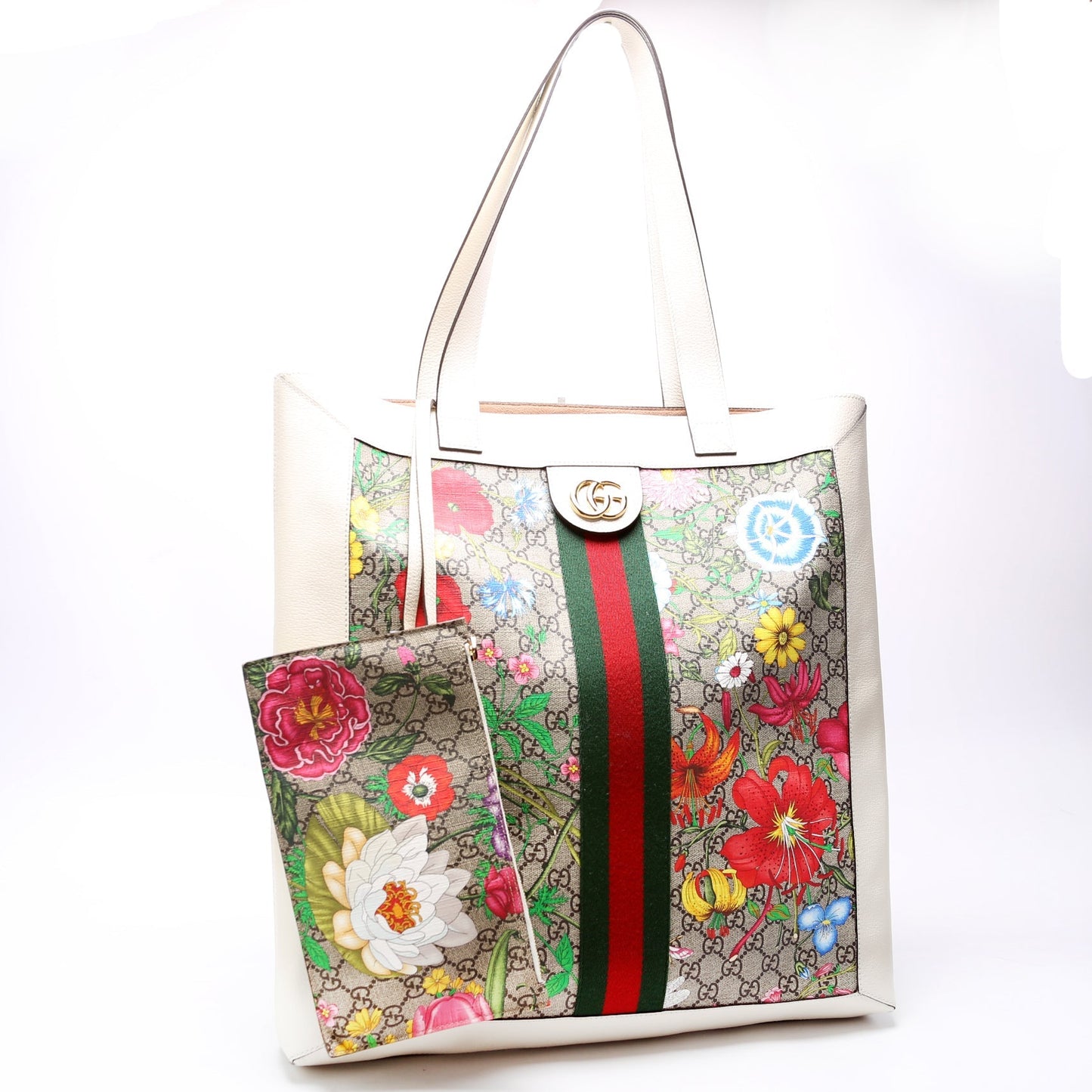 Gucci Ophidia Flora Soft Large Tote Bag Tote 1