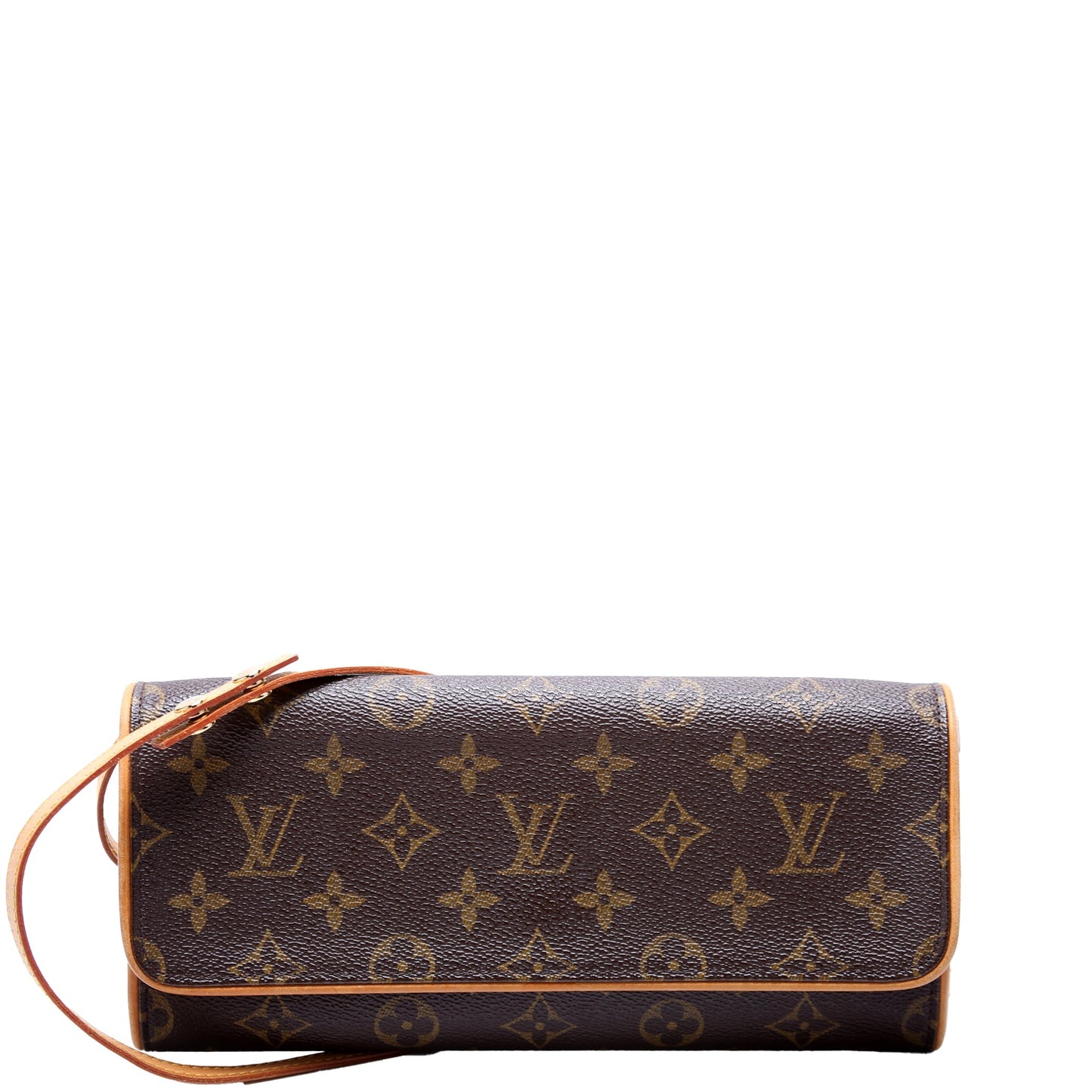 Louis Vuitton Pochette Twin GM Monogram Clutch Bag Monogram 25