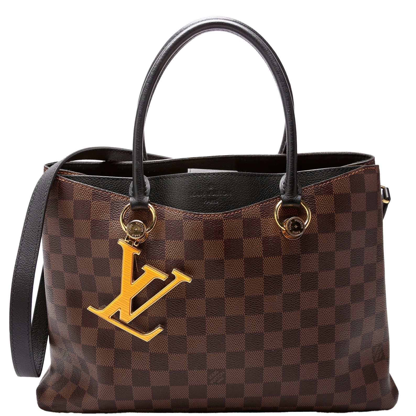 Louis Vuitton Riverside Ebene Damier Handbag Damier Ebene