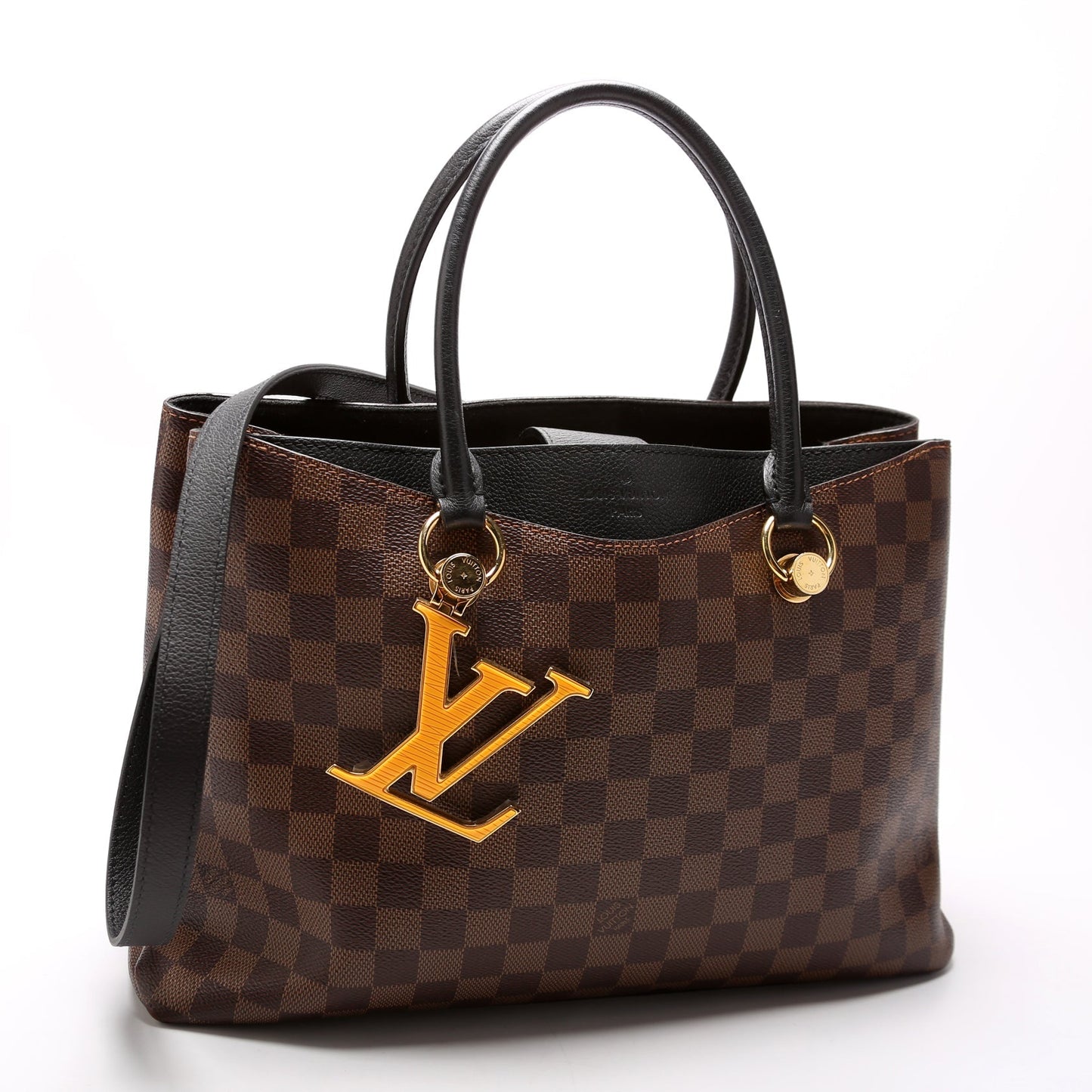 Louis Vuitton Riverside Ebene Damier Handbag Damier Ebene