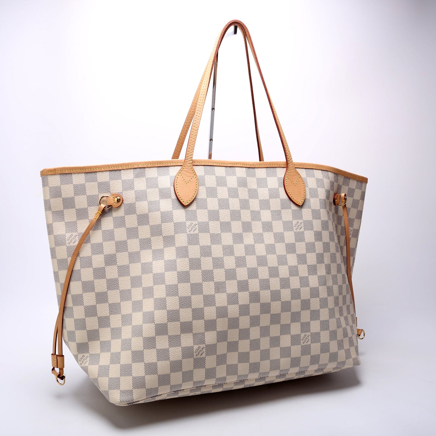 Louis Vuitton Neverfull GM Azur Damier Tote Bag Azur 10