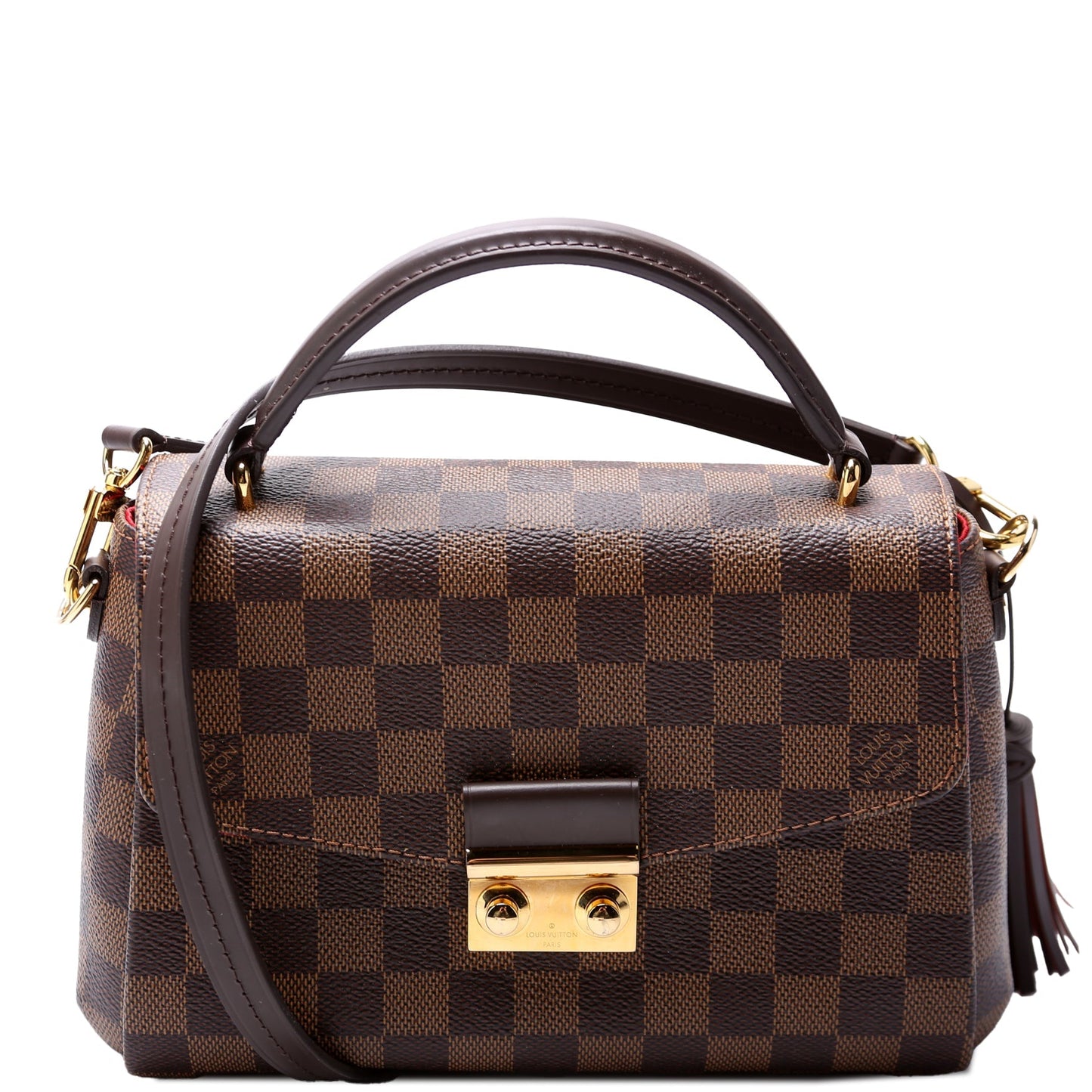 Louis Vuitton Croisette Ebene Damier Handbag Ebene 12