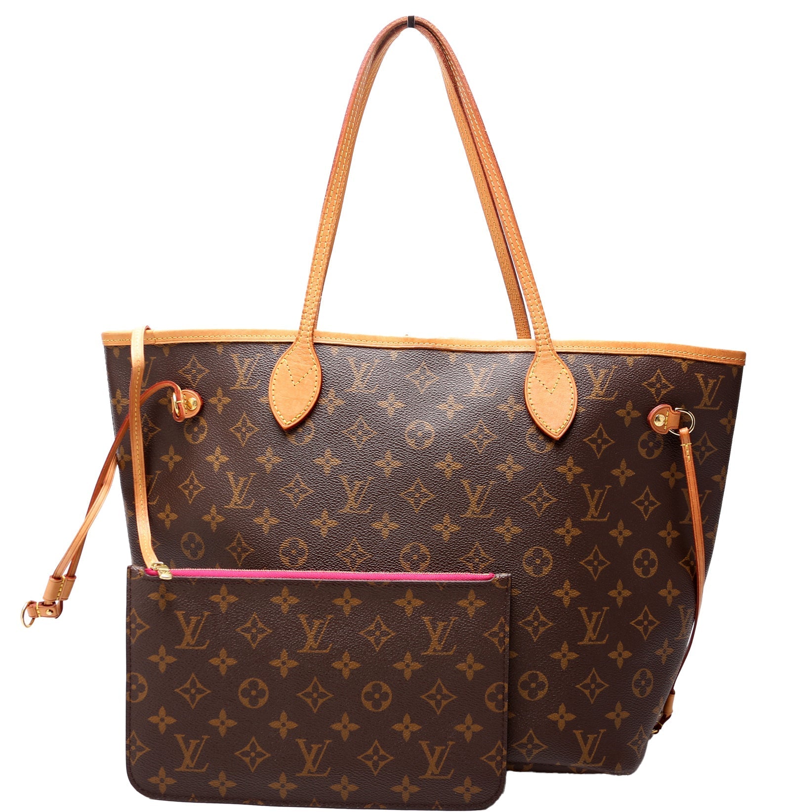 Louis Vuitton Neverfull W MM Monogram Wallet Case Monogram 43