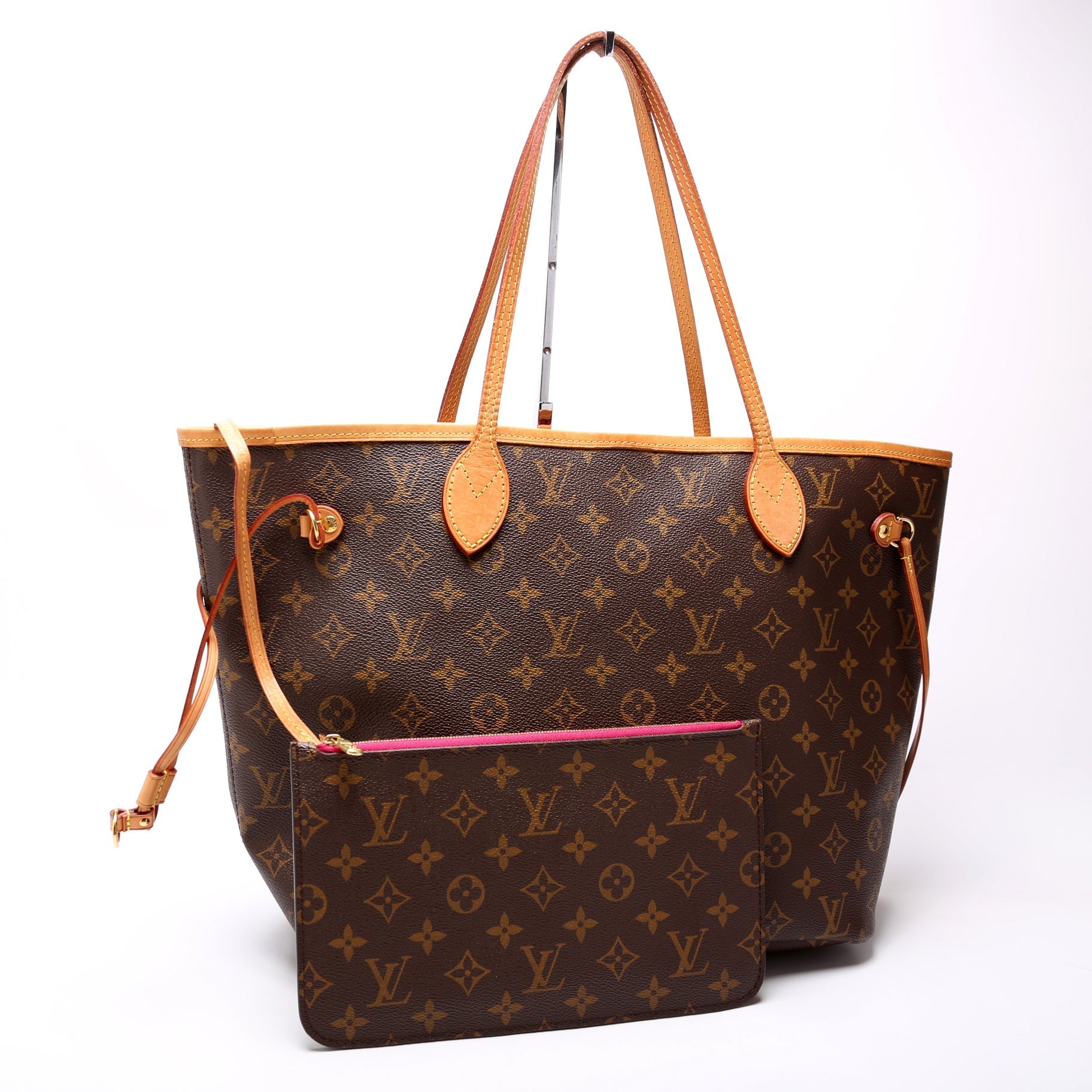 Louis Vuitton Neverfull W MM Monogram Wallet Case Monogram 43