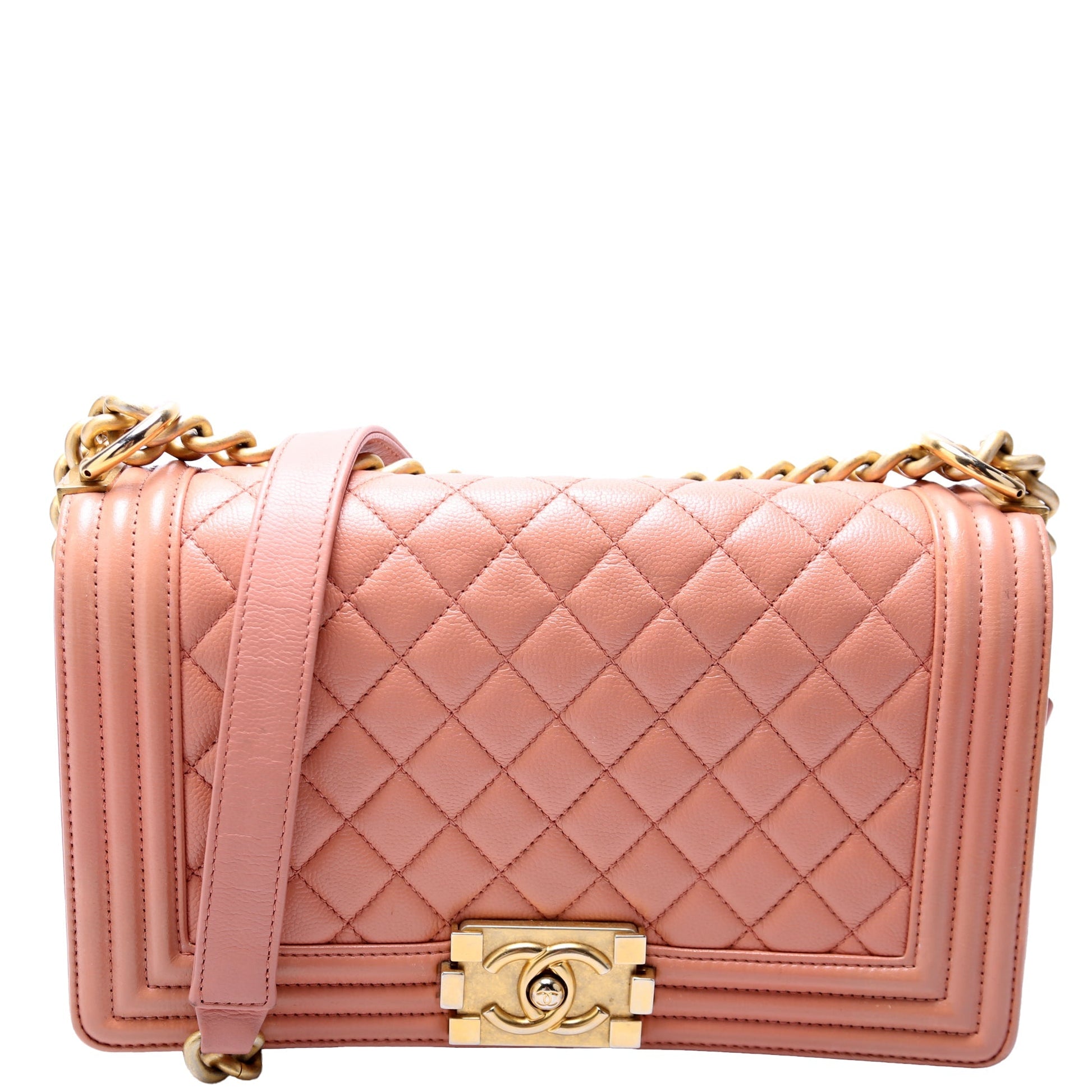Chanel Boy Flap Old Lambskin 24M Handbag 24M 1
