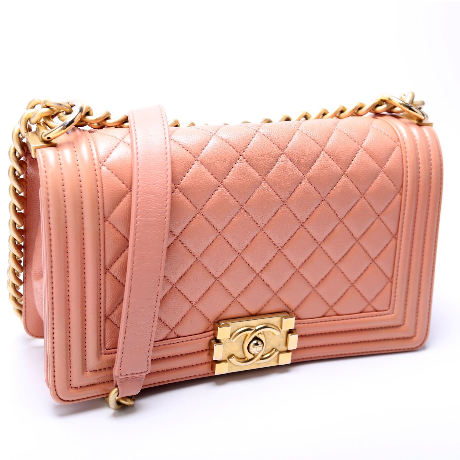 Chanel Boy Flap Old Lambskin 24M Handbag 24M 1