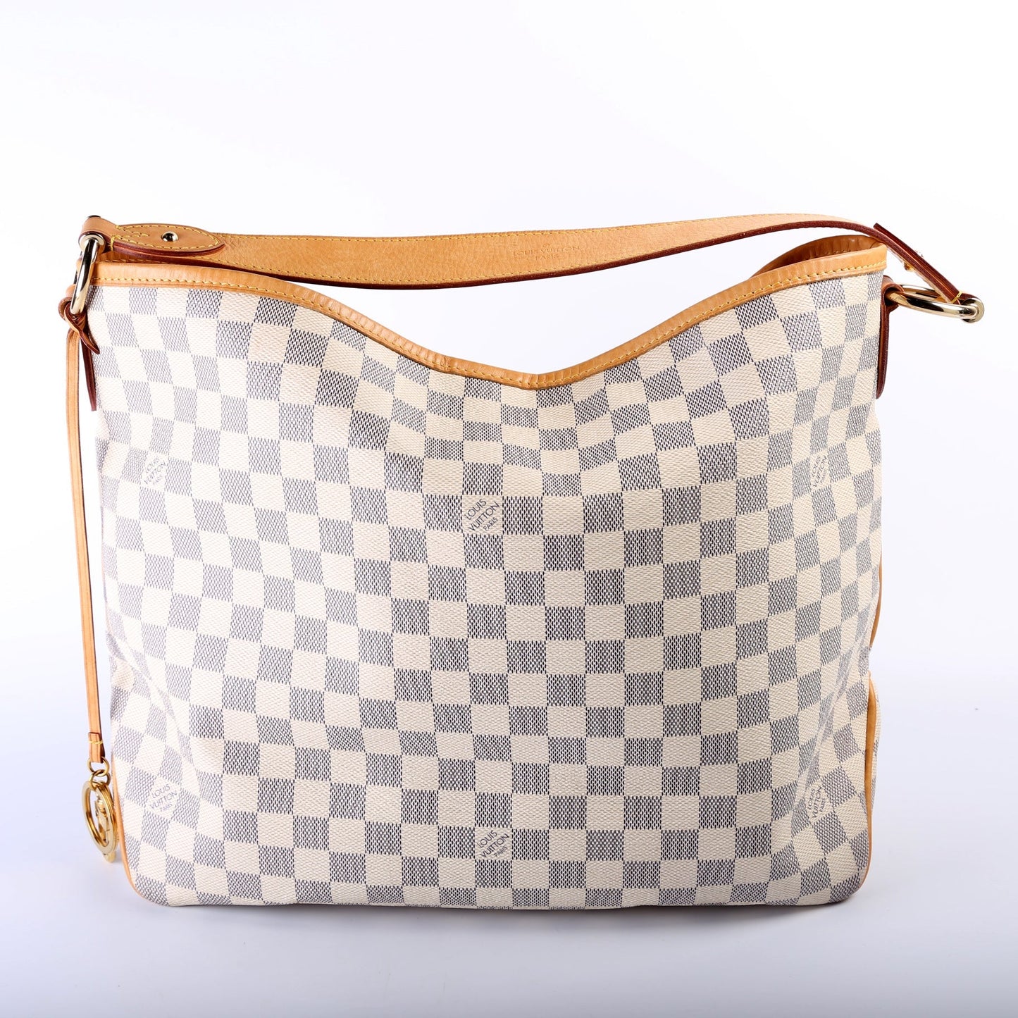 Louis Vuitton Delightful MM Azur Damier Handbag Azur 6