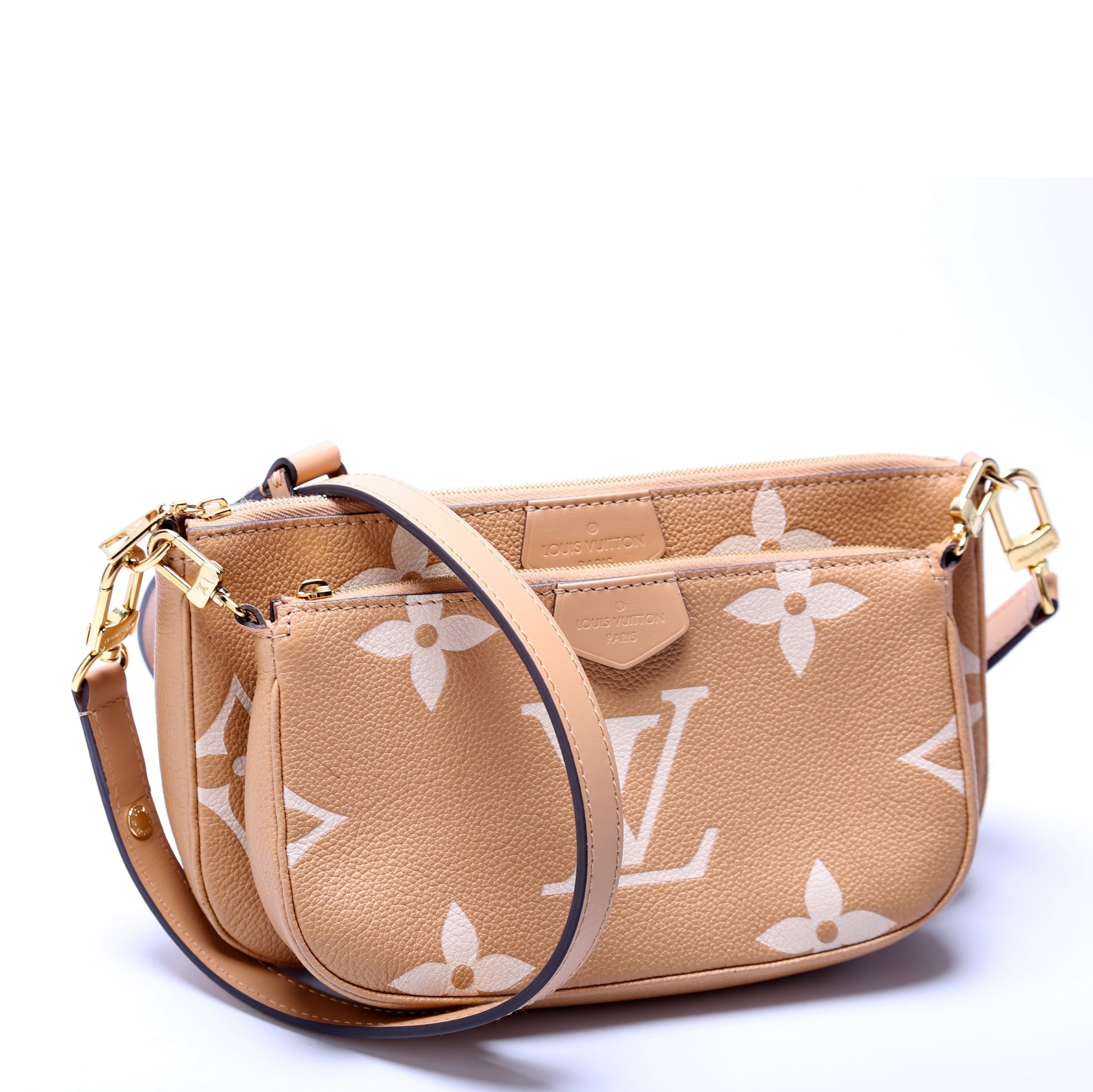 Louis Vuitton Multi Pochette Bicolor Empreinte Clutch Bag Empreinte 5