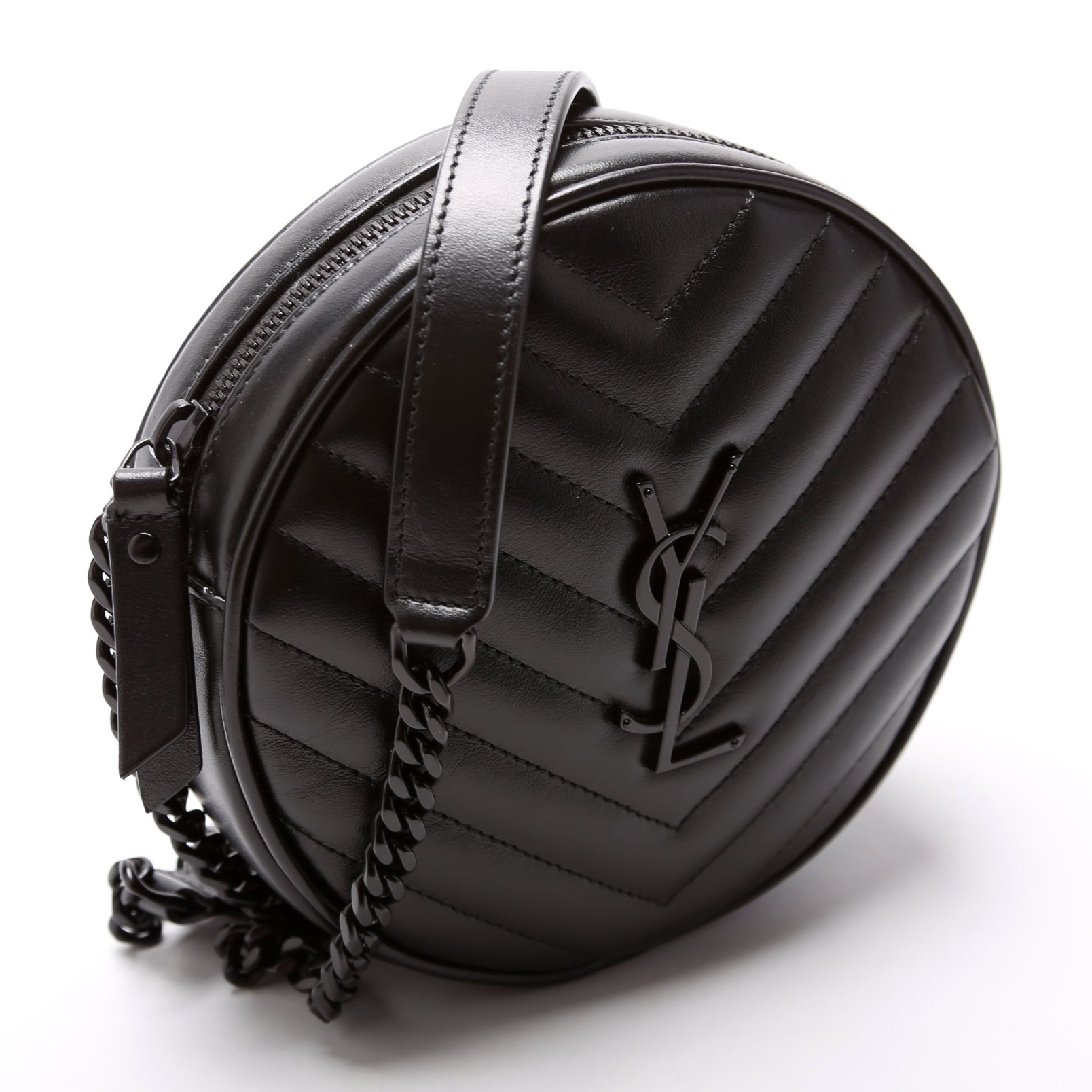 YSL Saint Laurent Grain De Round Camera Bag Crossbody Bag