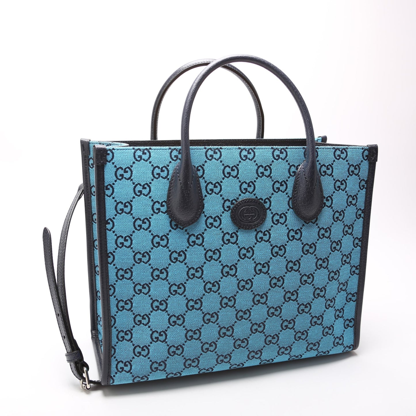 Gucci GG Interlocking GG Canvas Small Tote Bag