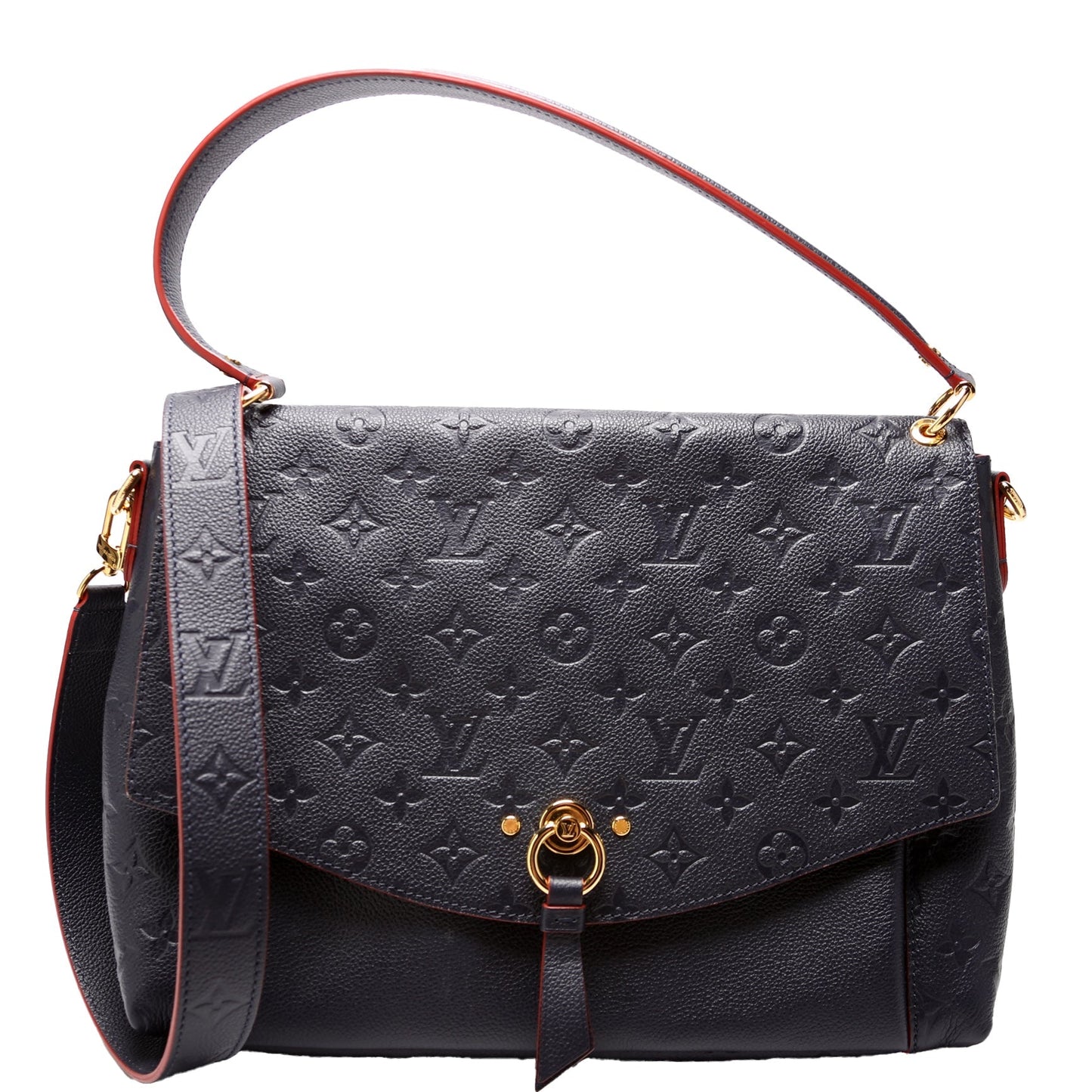 Louis Vuitton Blanche MM Navy Empreinte Blue Handbag
