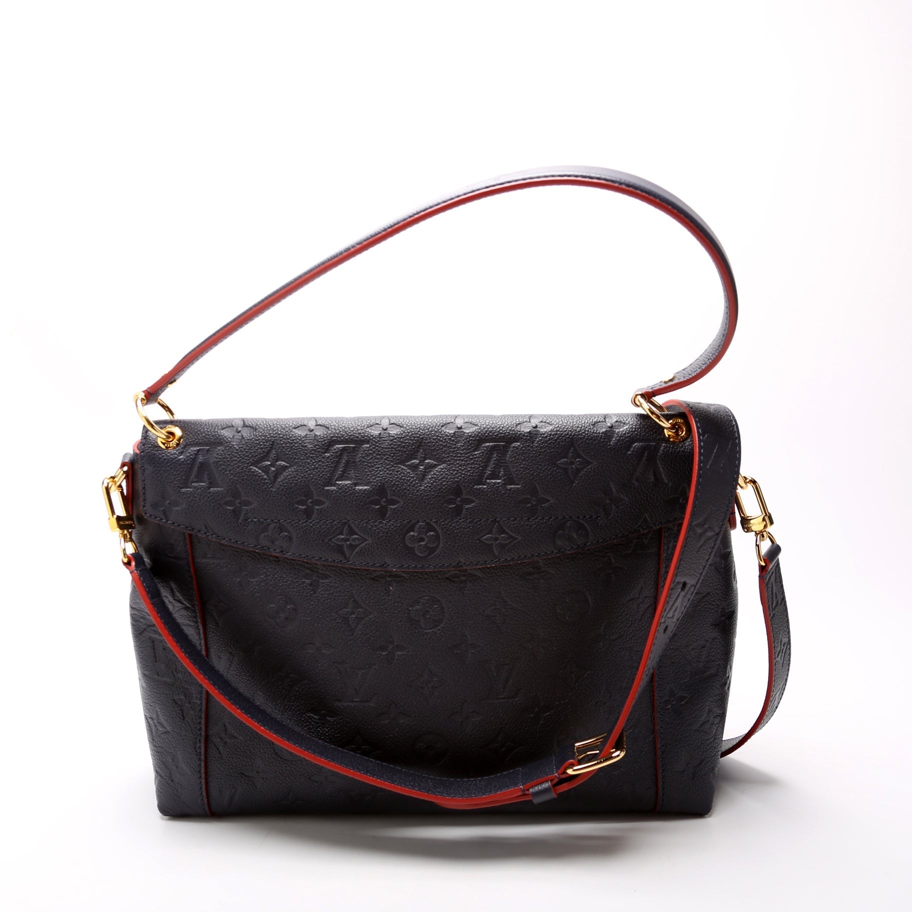 Louis Vuitton Blanche MM Navy Empreinte Blue Handbag