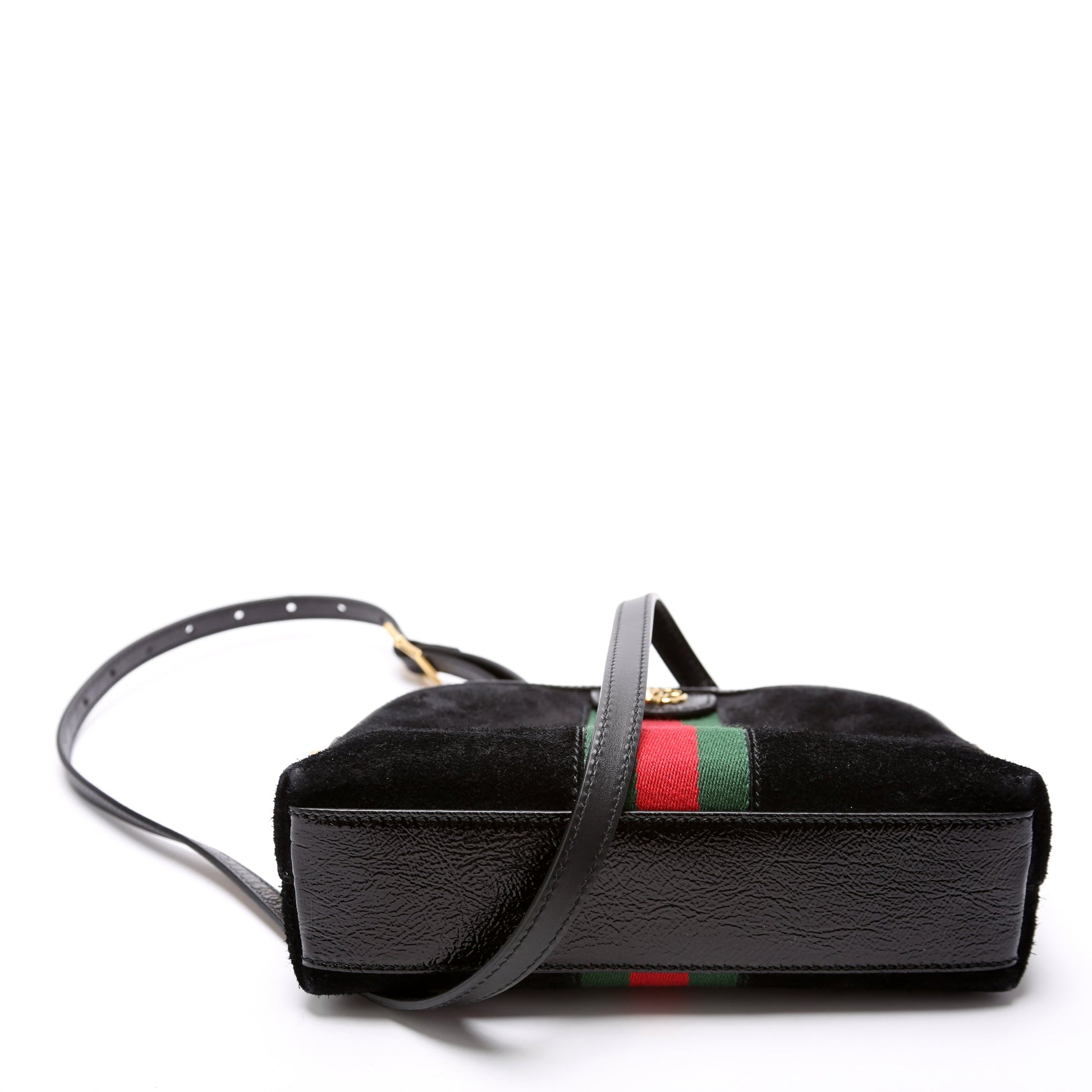 Gucci Ophidia GG Suede Crossbody Bag