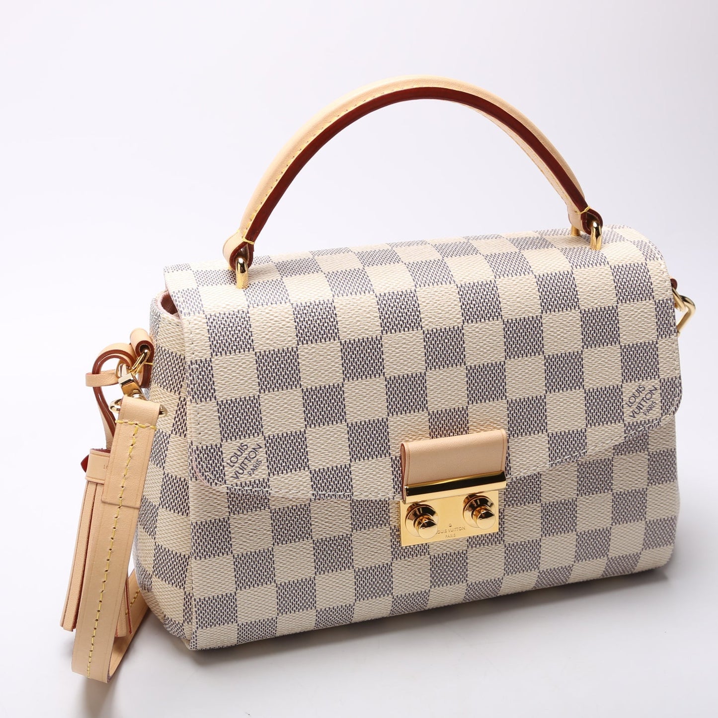 Louis Vuitton Croisette Ebene Damier Handbag Ebene 10