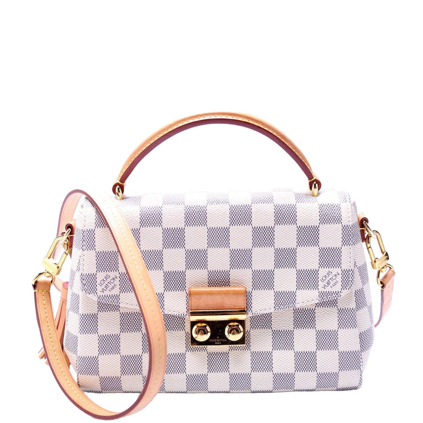 Louis Vuitton Croisette Azur Damier Handbag Azur 17