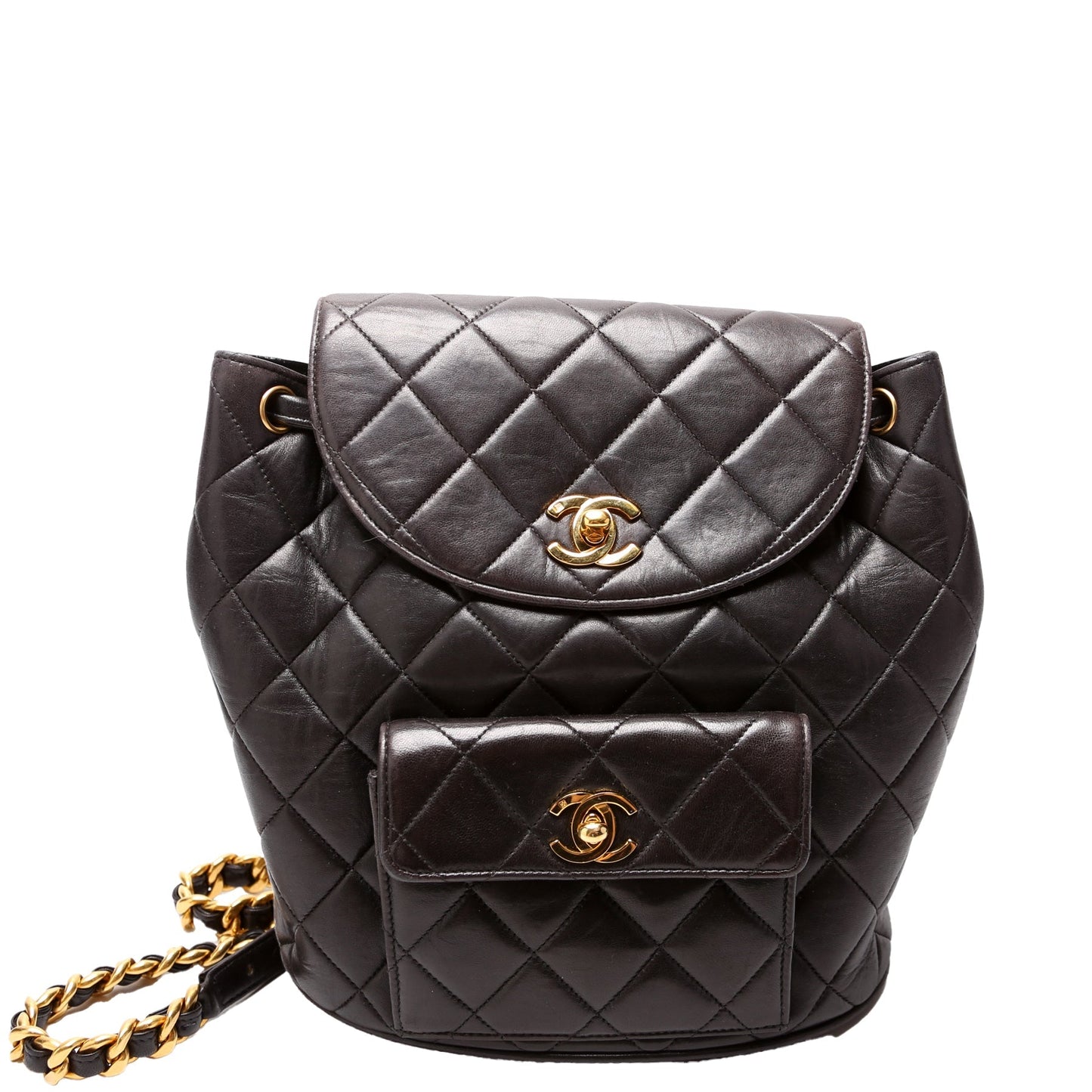 Chanel Quilted Lambskin Duma Backpack