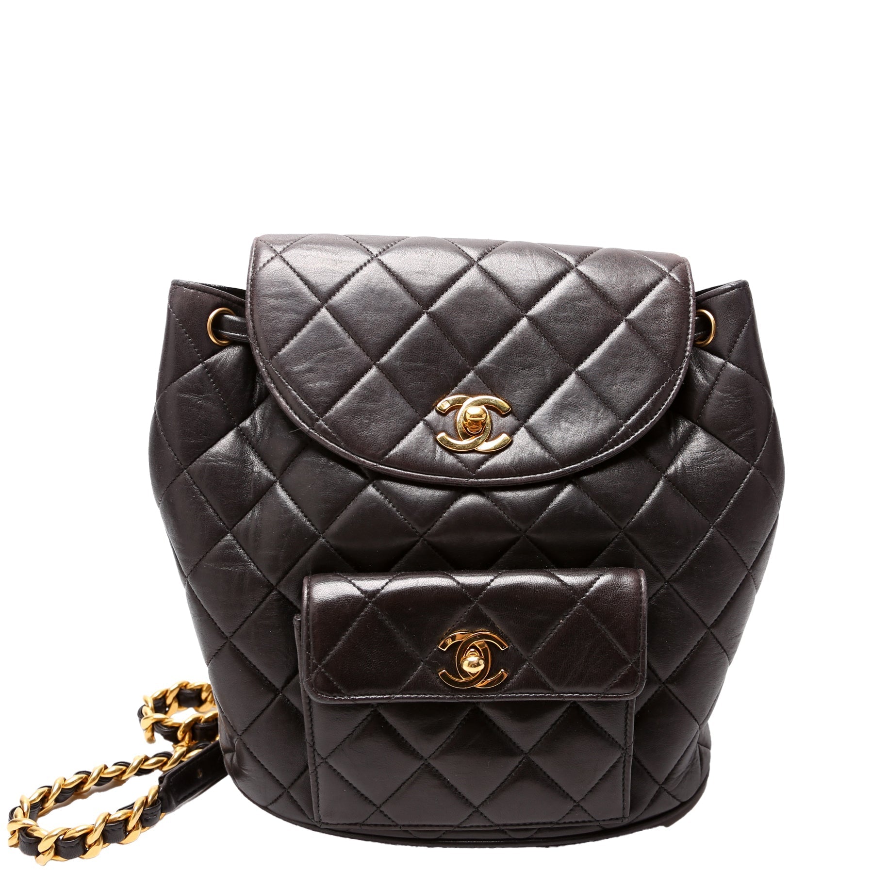 Chanel Quilted Lambskin Duma Backpack