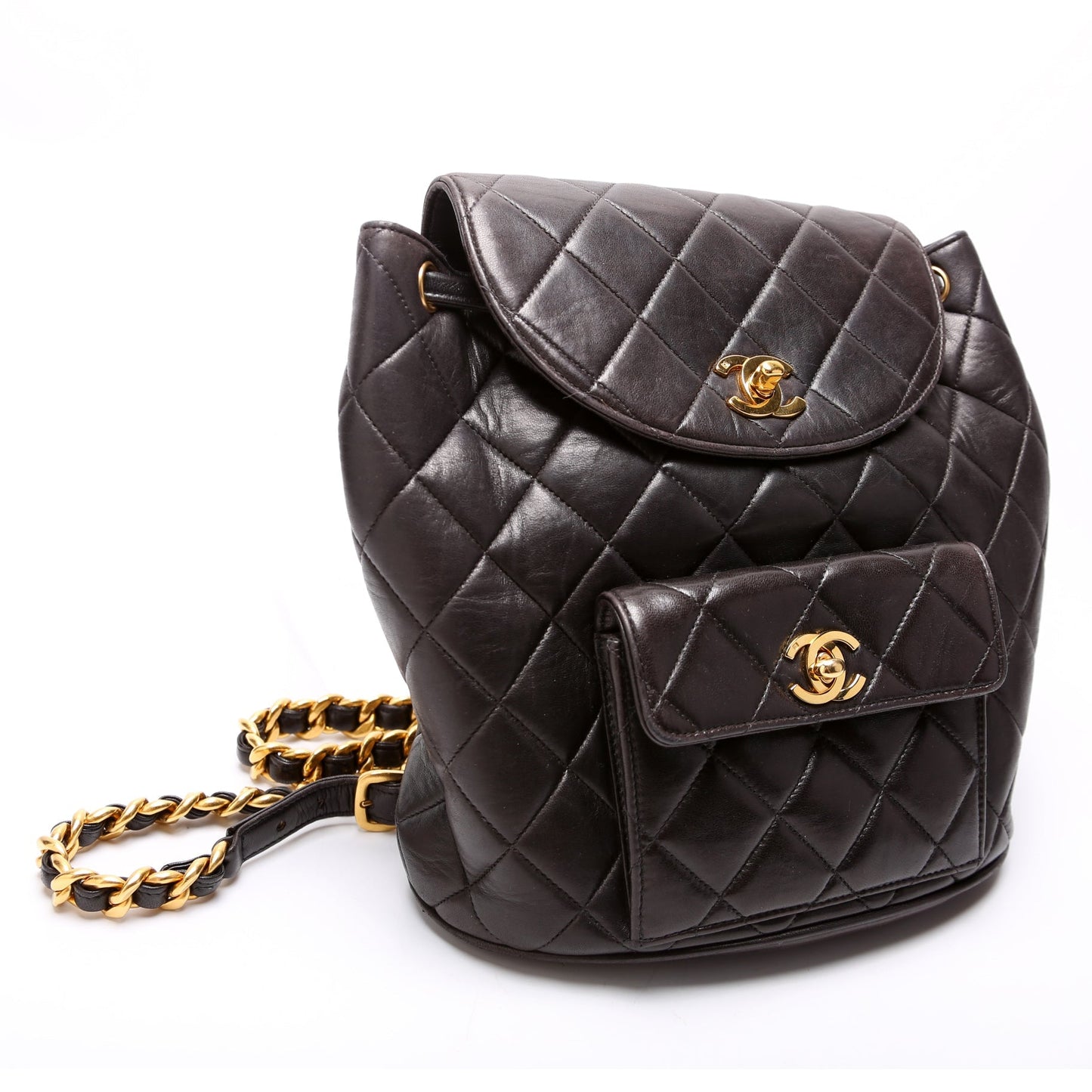 Chanel Quilted Lambskin Duma Backpack