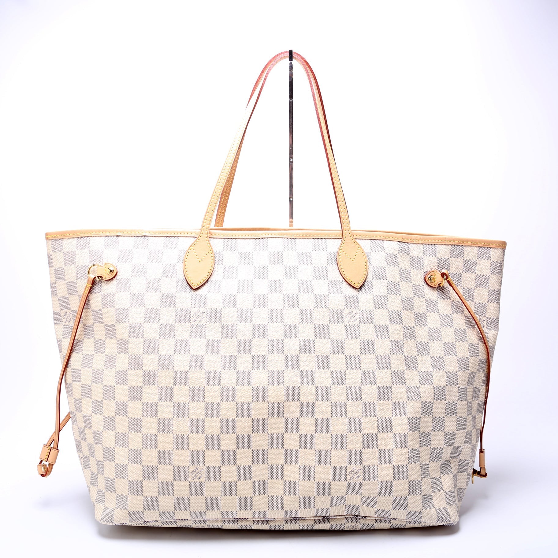 Louis Vuitton Neverfull W GM Azur Damier Wallet Case Azur 4