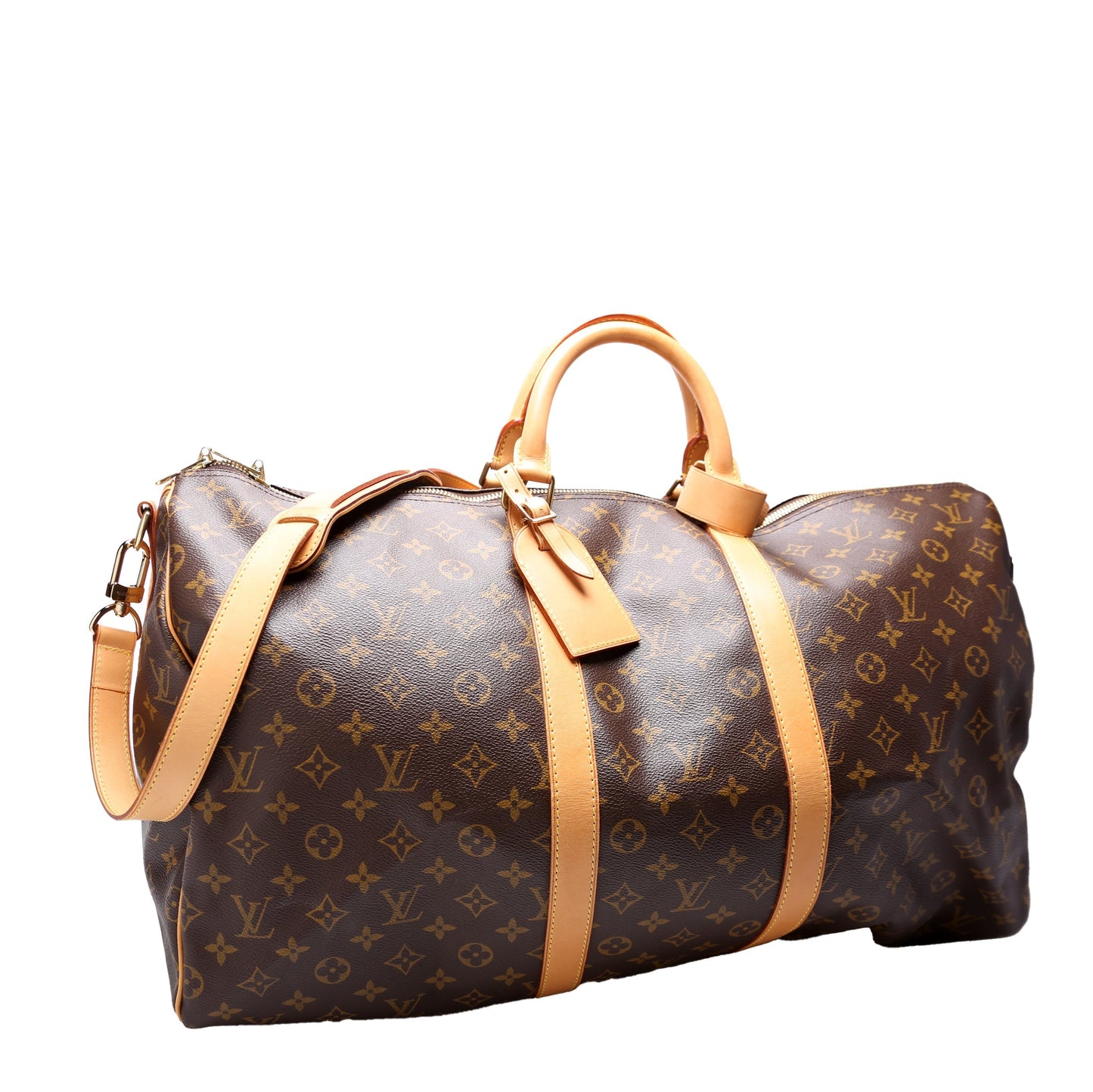 Louis Vuitton Keepall 55 Bandouliere Monogram Travel Bag Monogram 25