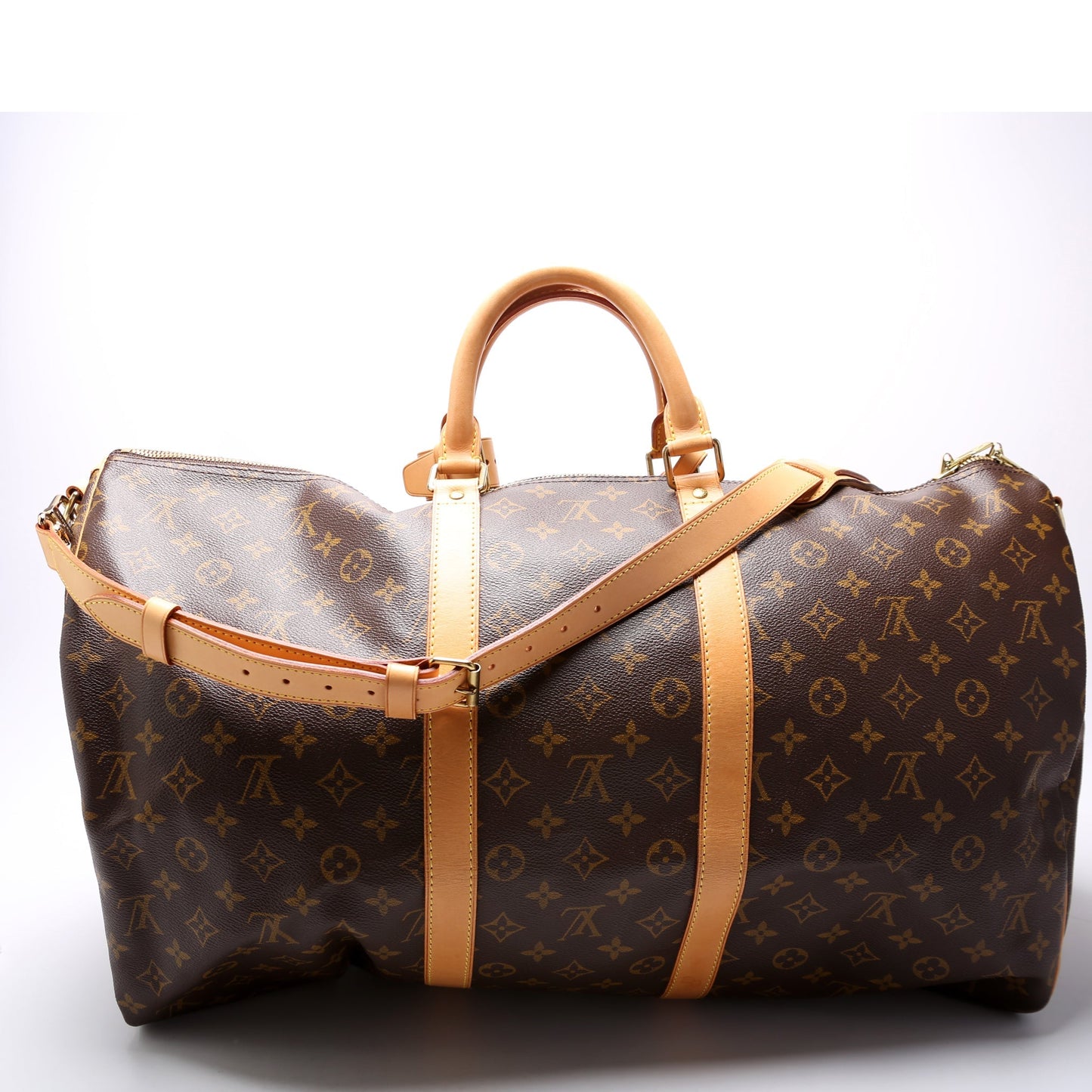 Louis Vuitton Keepall 55 Bandouliere Monogram Travel Bag Monogram 25
