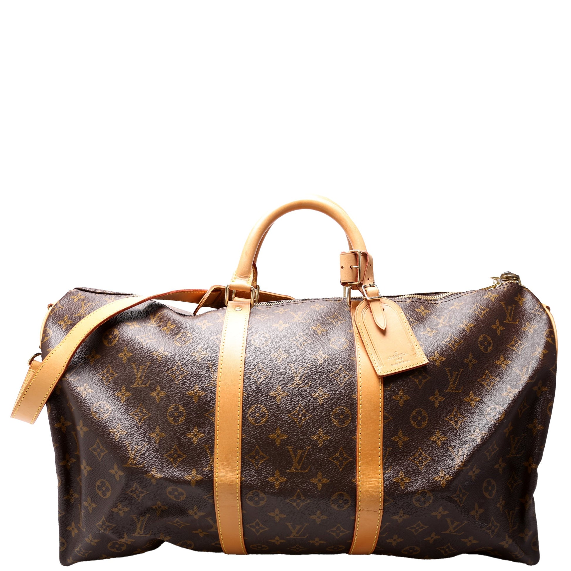 Louis Vuitton Keepall 55 Bandouliere Monogram Travel Bag Monogram 24