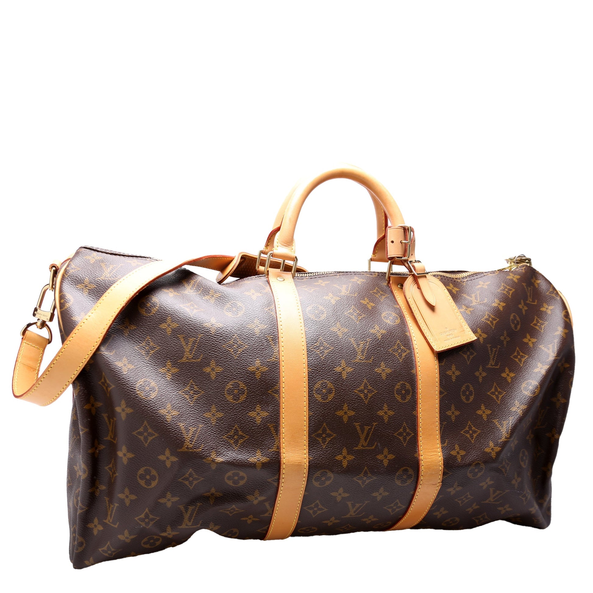 Louis Vuitton Keepall 55 Bandouliere Monogram Travel Bag Monogram 24