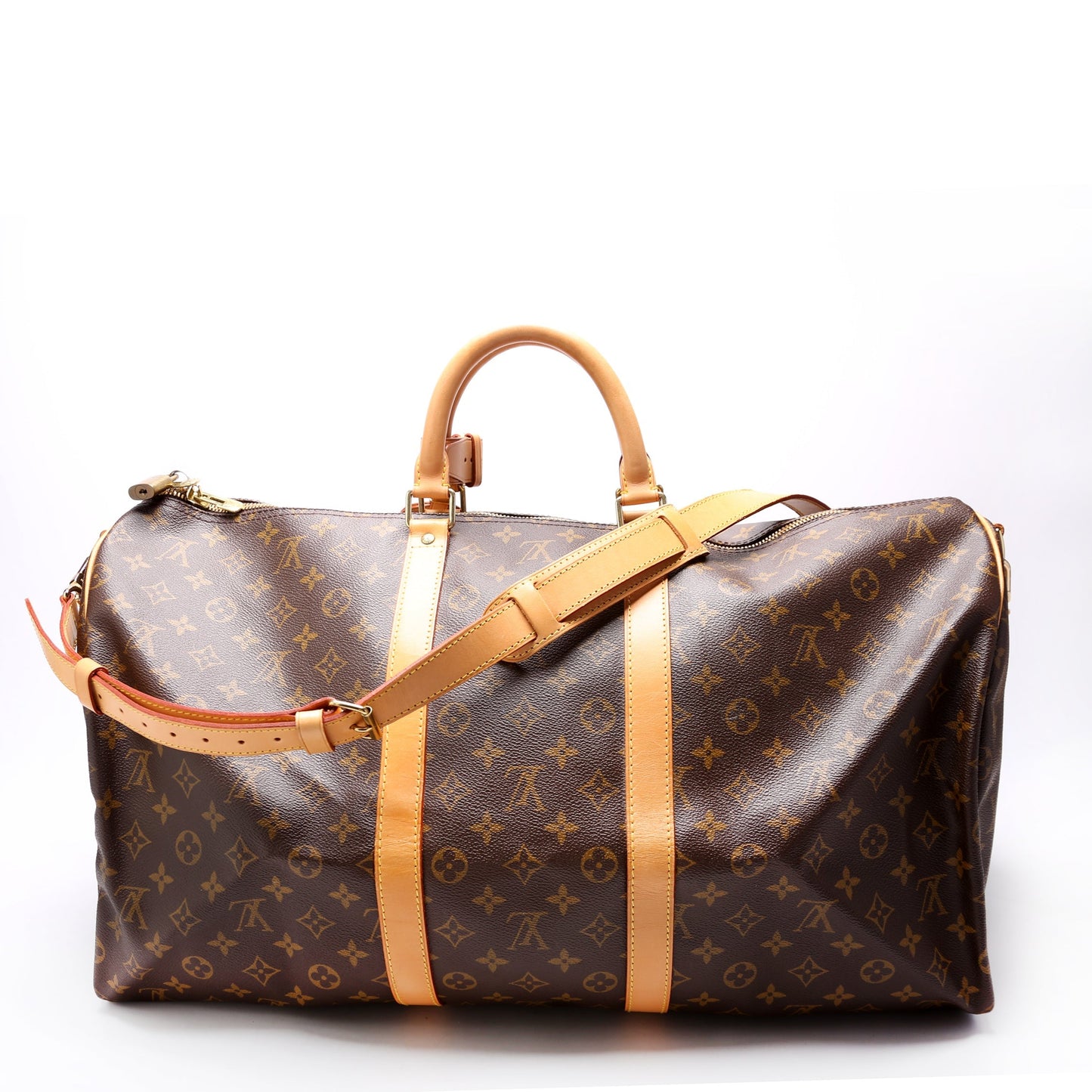 Louis Vuitton Keepall 55 Bandouliere Monogram Travel Bag Monogram 24
