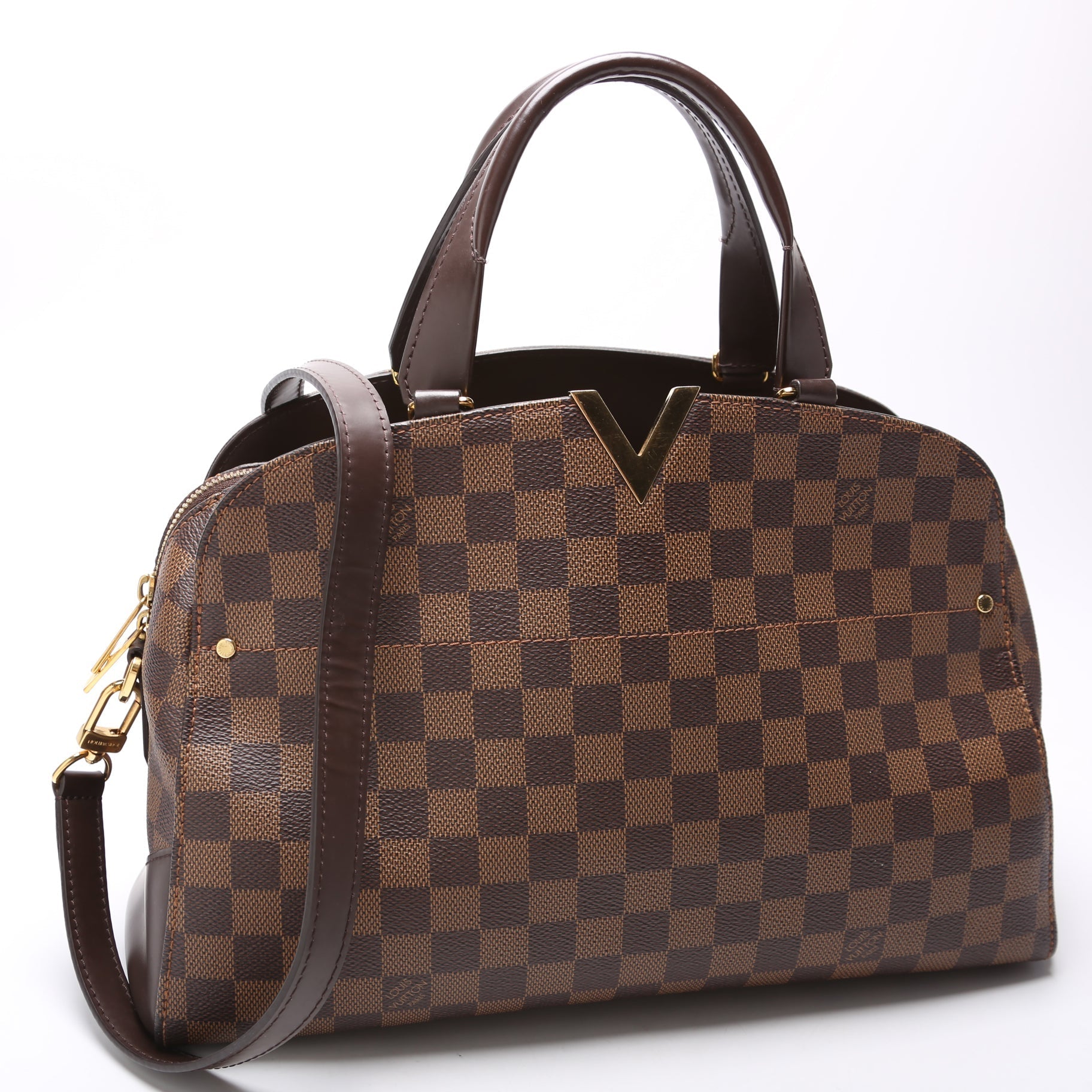 Louis Vuitton Kensington Bowling Ebene Damier Handbag Ebene 1