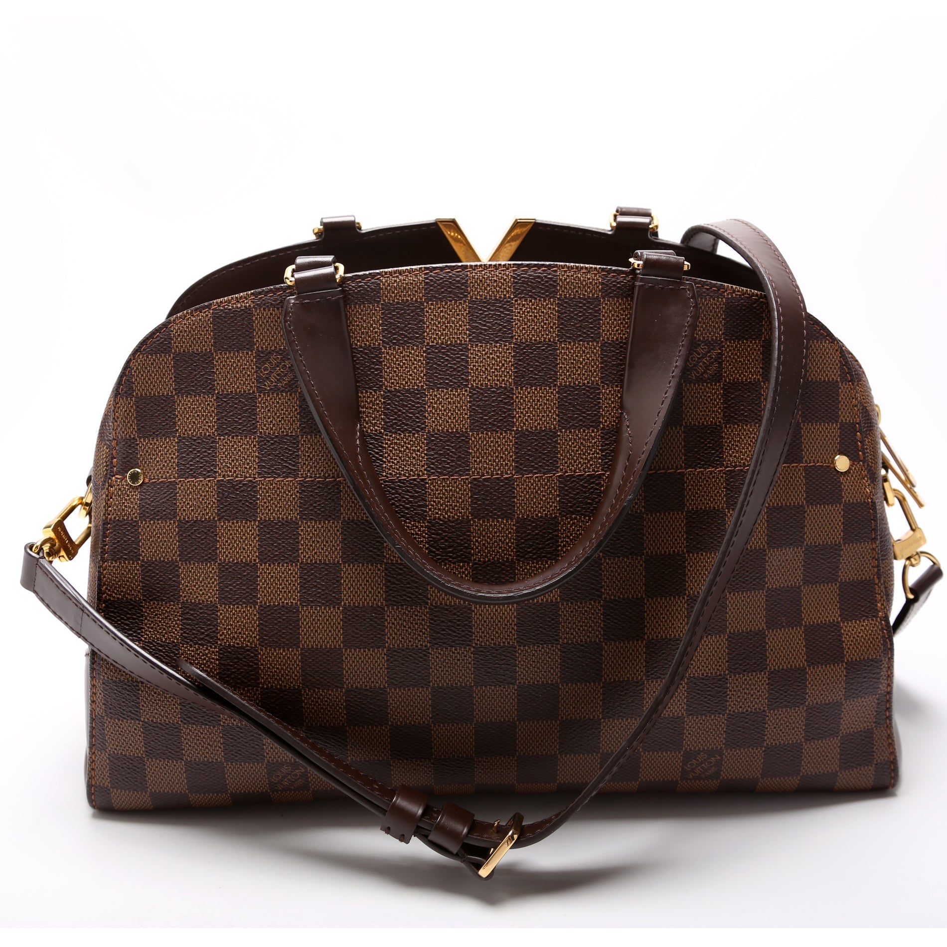 Louis Vuitton Kensington Bowling Ebene Damier Handbag Ebene 1
