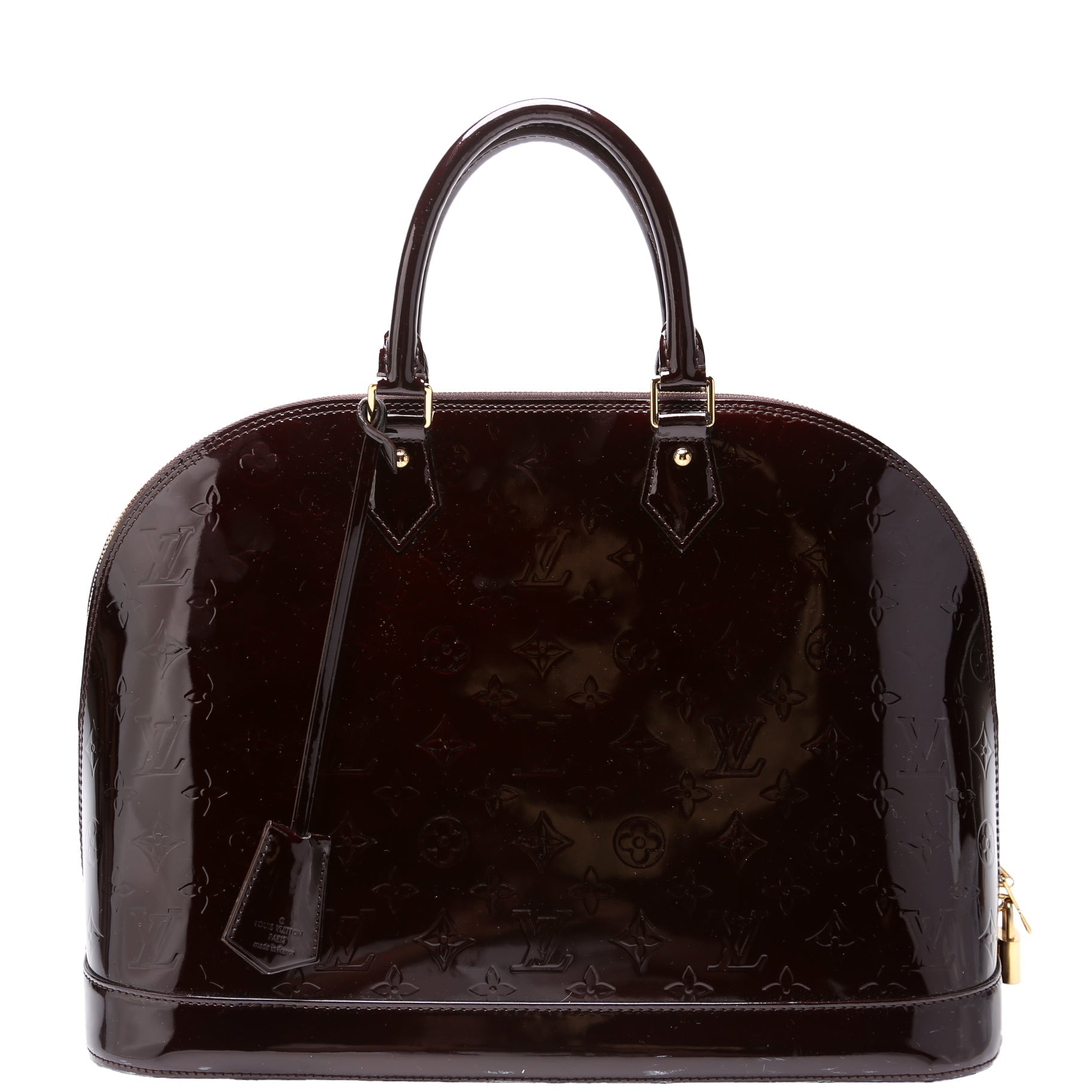 Louis Vuitton Alma GM Vernis Handbag Vernis 2