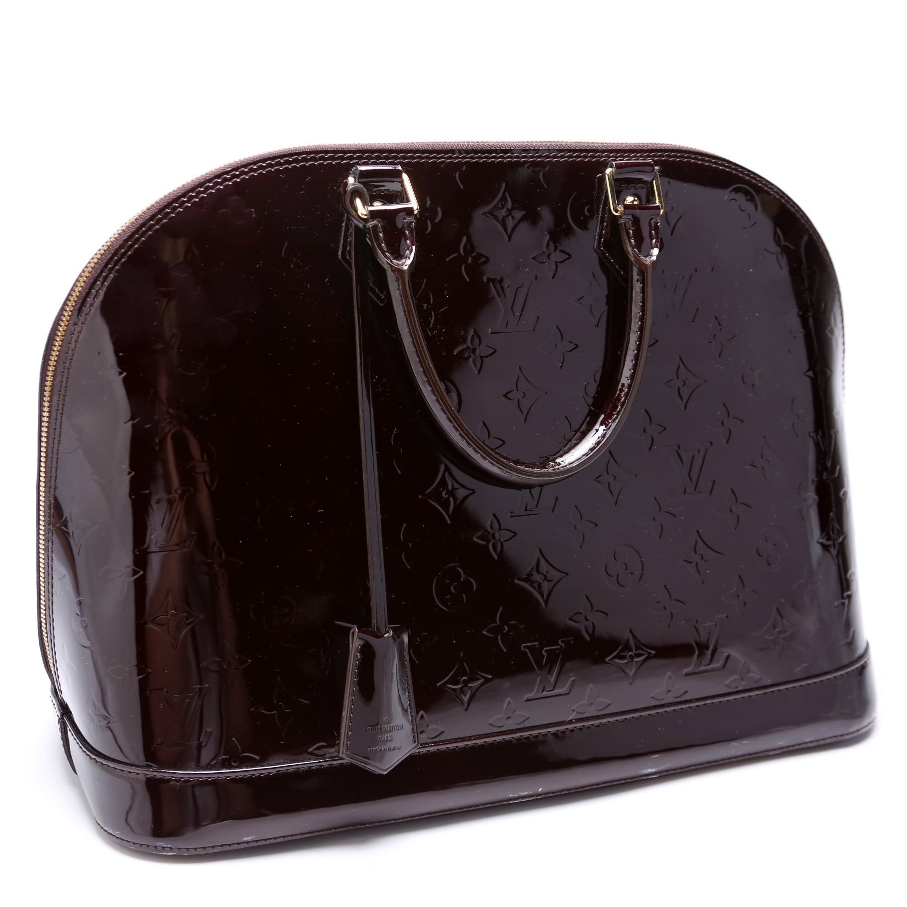 Louis Vuitton Alma GM Vernis Handbag Vernis 2