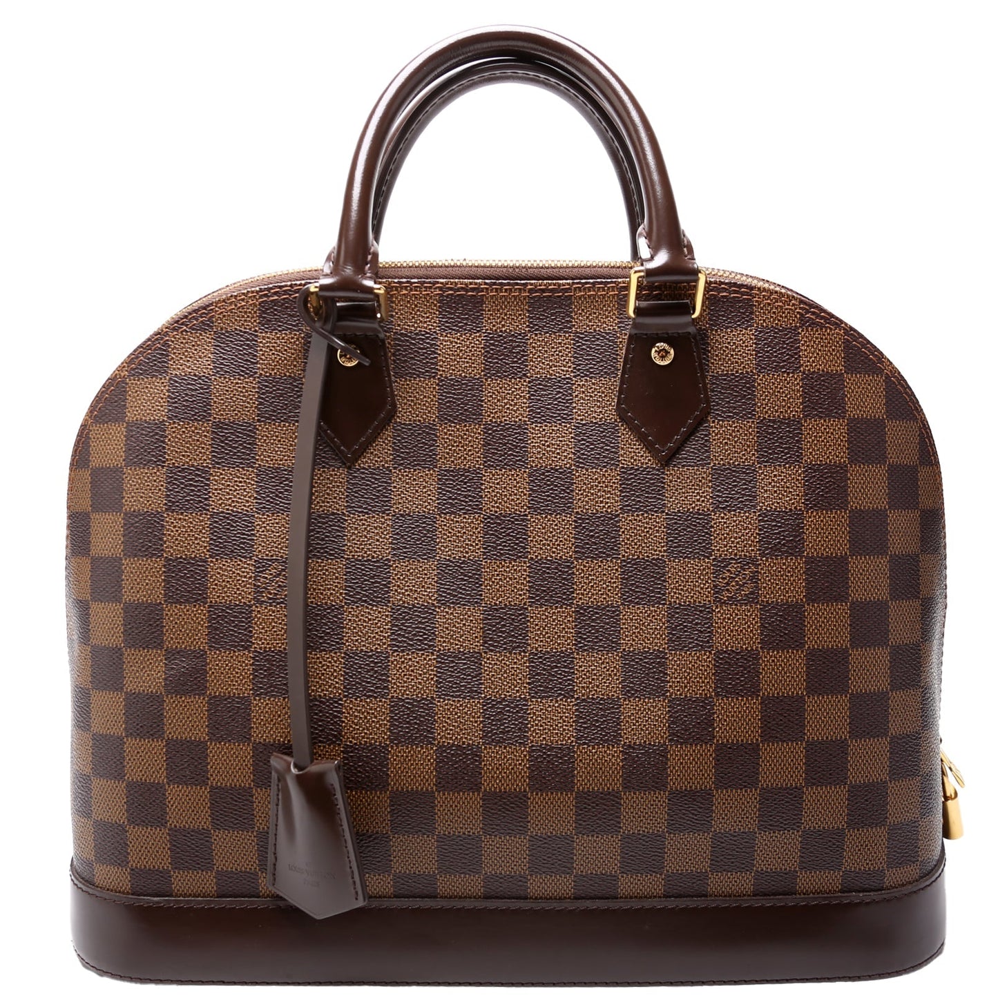 Louis Vuitton Alma MM Ebene Newer Damier Handbag