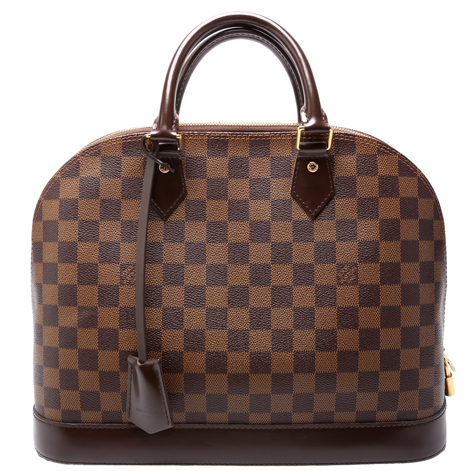 Louis Vuitton Alma MM Ebene Newer Damier Handbag