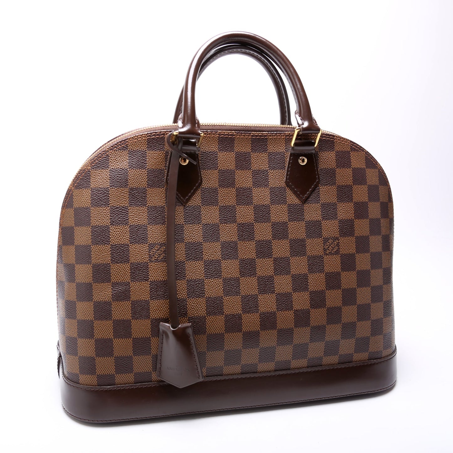 Louis Vuitton Alma MM Ebene Newer Damier Handbag
