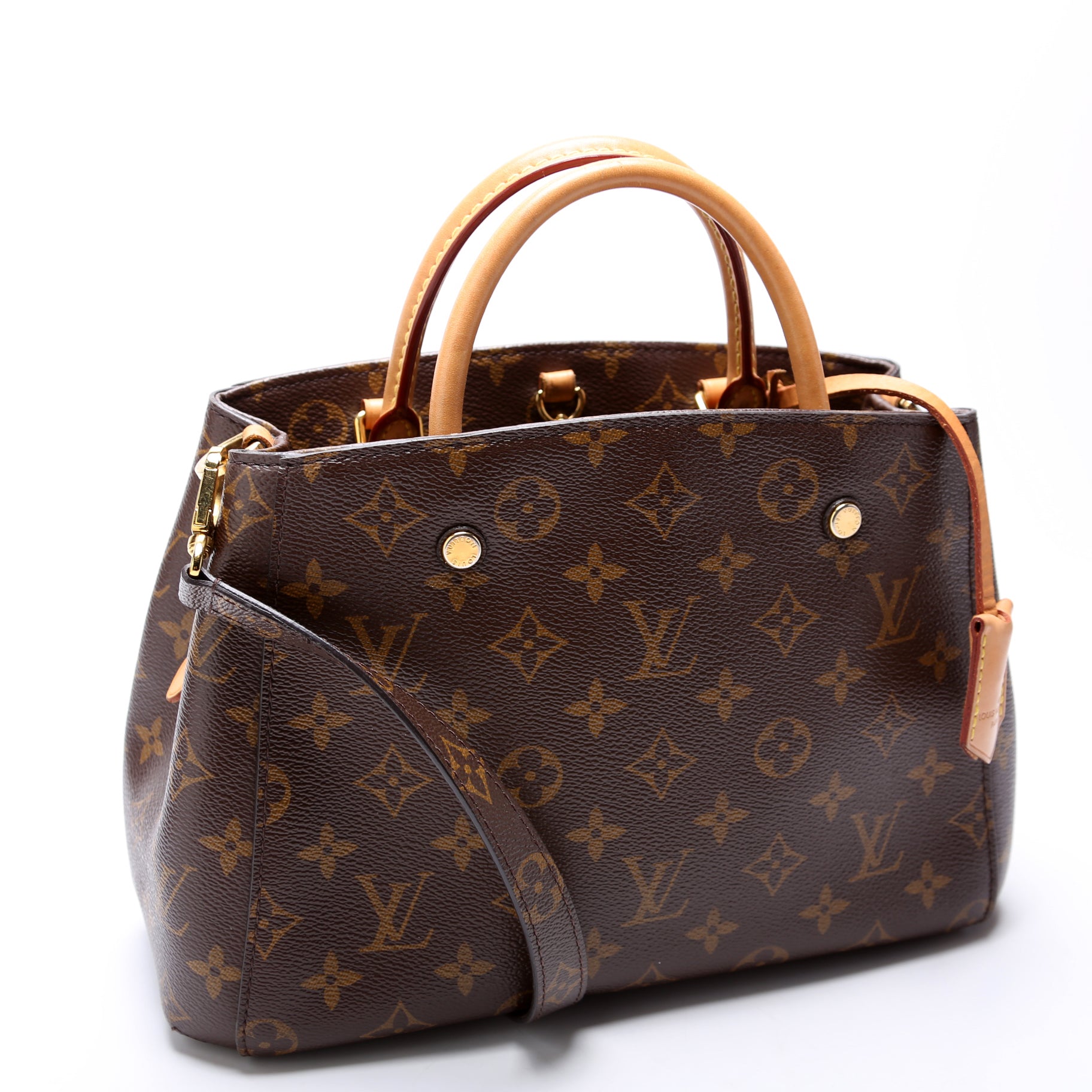 Louis Vuitton Montaigne BB Monogram Handbag Monogram 11