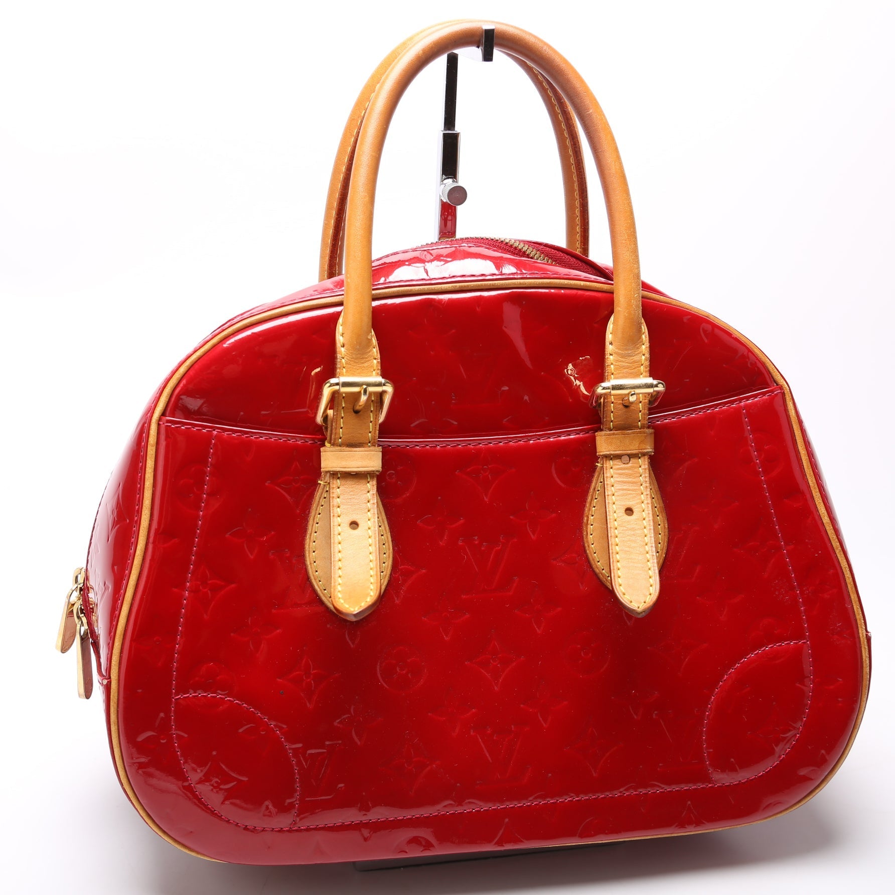 Louis Vuitton Summit Drive Red Vernis Handbag
